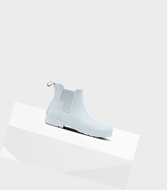 Buty Chelsea Damskie Hunter Refined Slim Fit Szare | 614QRKCDT
