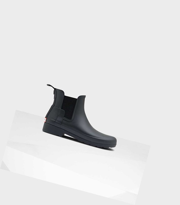 Buty Chelsea Damskie Hunter Refined Slim Fit Czarne | 981IEPCVO