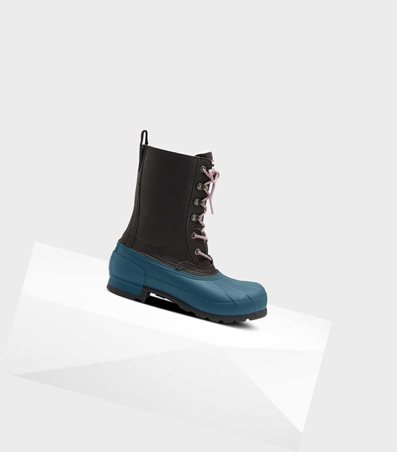 Buty Zimowe Damskie Hunter Original Insulated Pac Czarne | 760MAUCWB