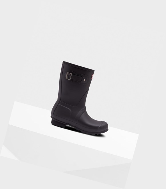 Krótkie Kozaki Damskie Hunter Original Insulated Czarne | 246KGQECO