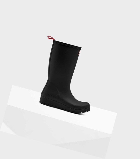 Wysokie Buty Damskie Hunter Original Play Wellington Czarne | 517YEXVKU