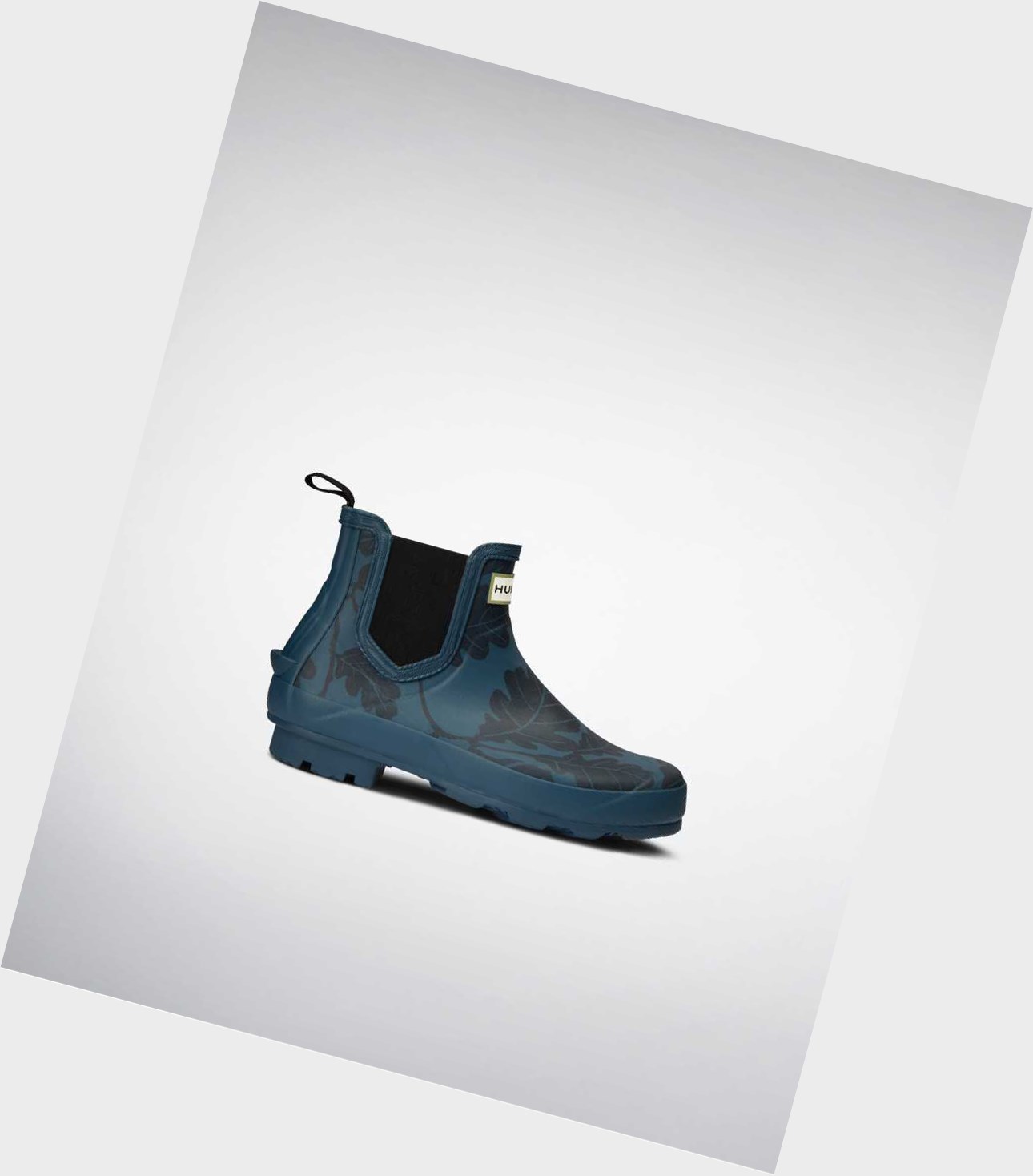 Buty Chelsea Damskie Hunter National Trust Norris Field Technical Niebieskie | 287MYRONU