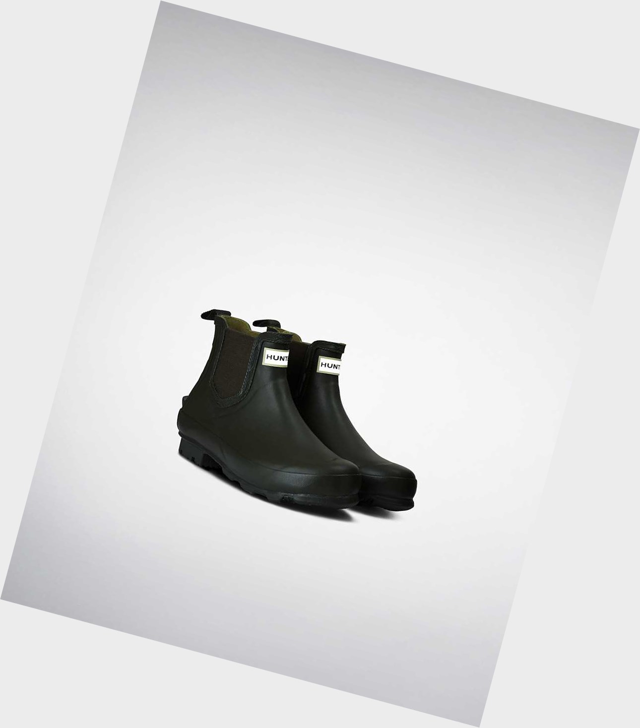 Buty Chelsea Damskie Hunter Norris Technical Zielone | 084NPAGLH