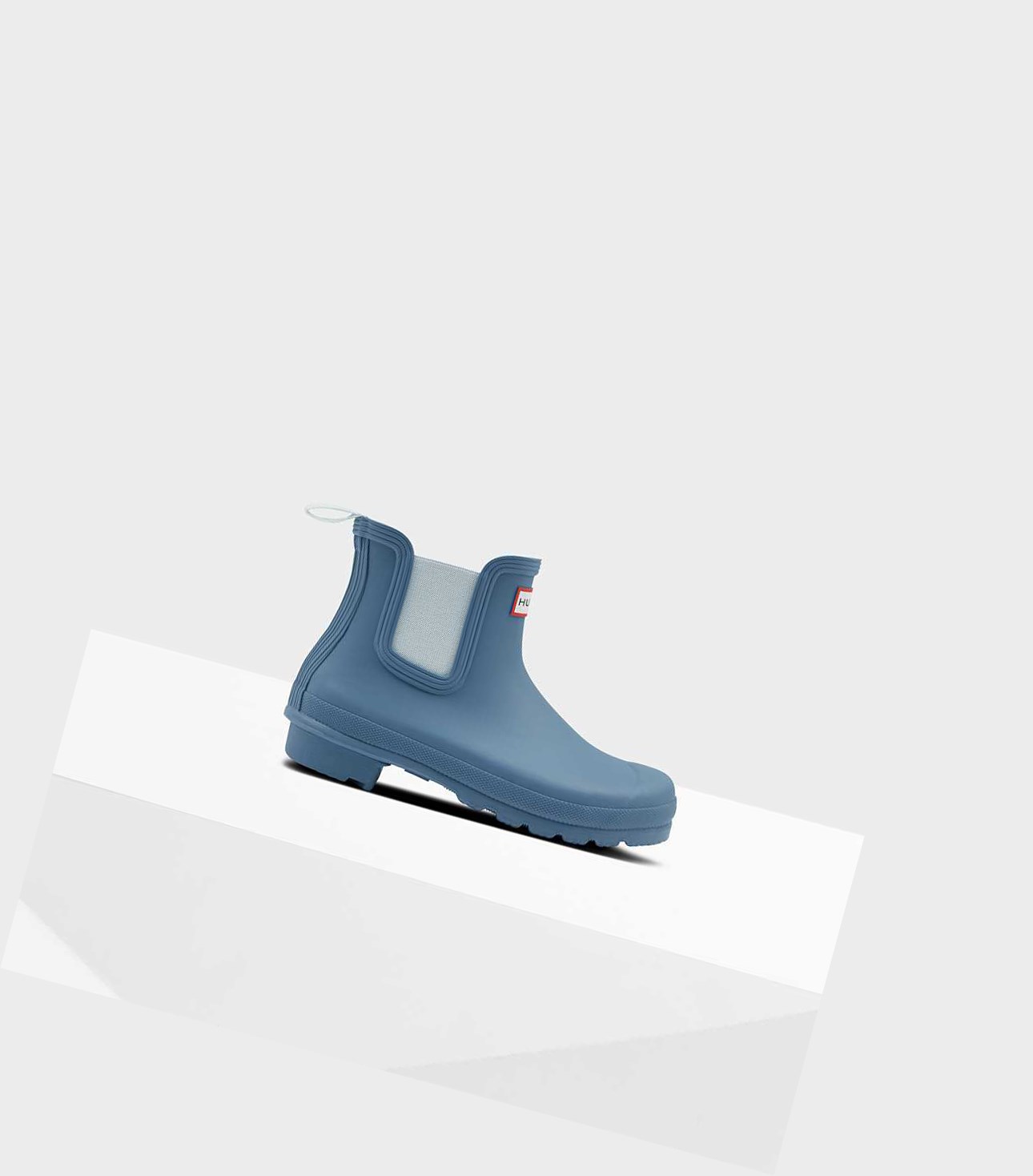 Buty Chelsea Damskie Hunter Original Niebieskie | 059XUNVTH