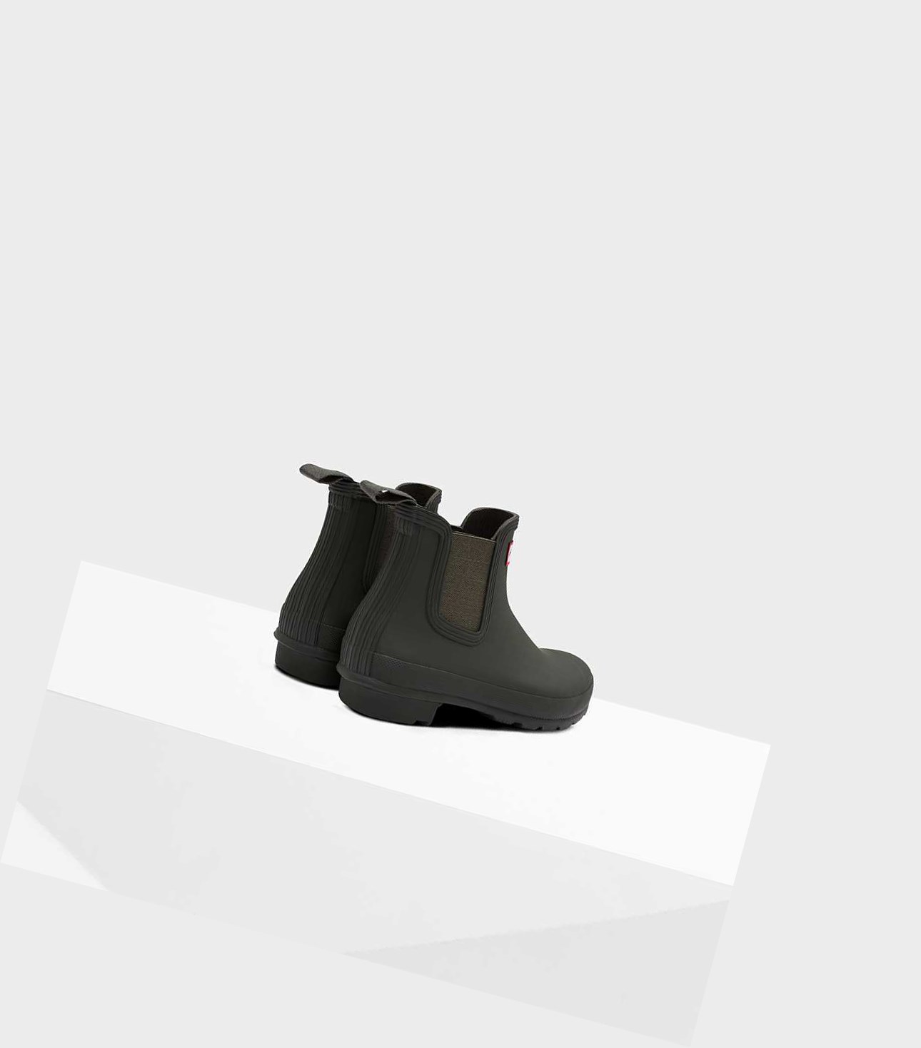 Buty Chelsea Damskie Hunter Original Zielone | 159JFGVRK
