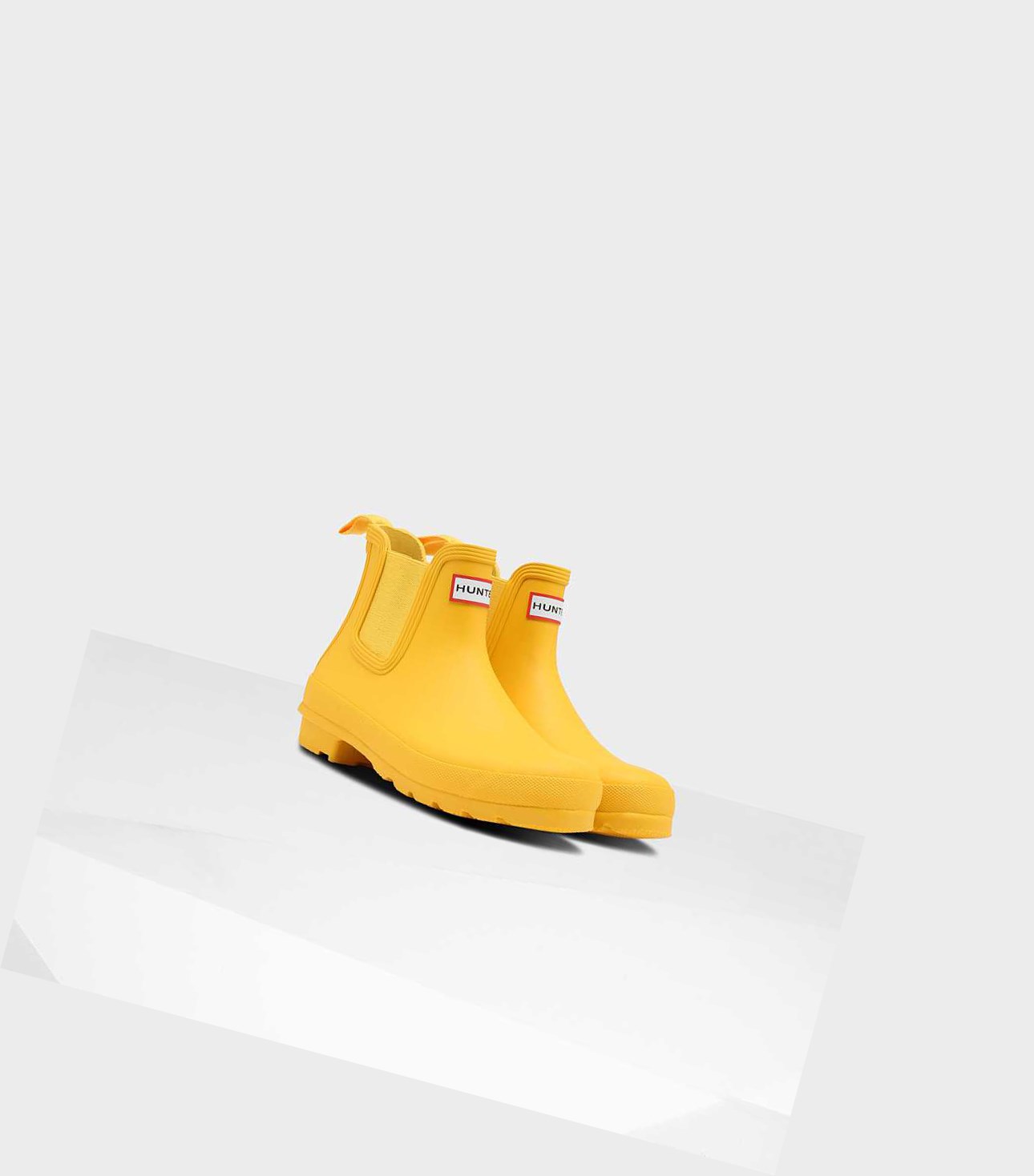 Buty Chelsea Damskie Hunter Original Żółte | 243KQDRAU