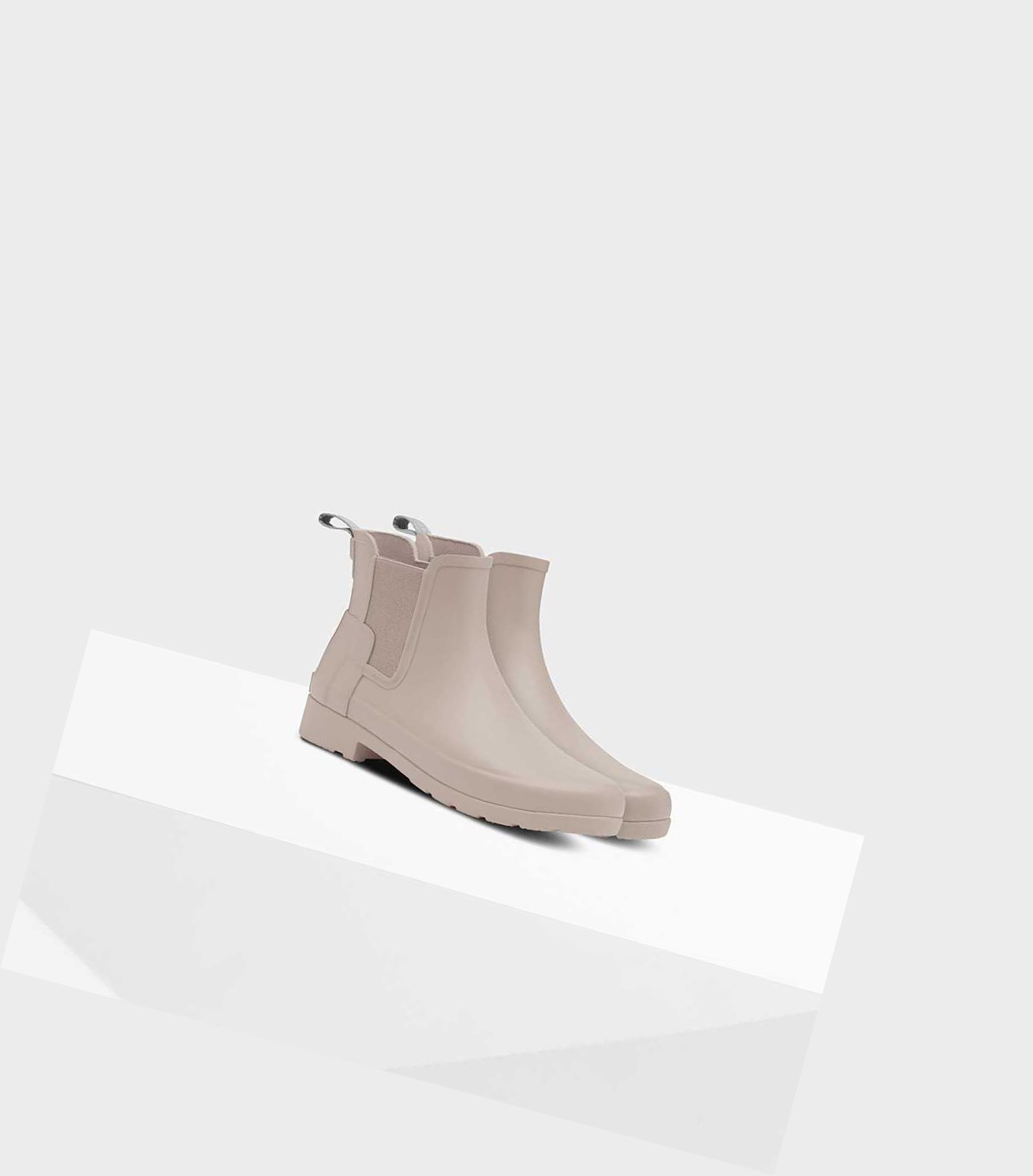 Buty Chelsea Damskie Hunter Refined Slim Fit Szare | 164FWXDCO
