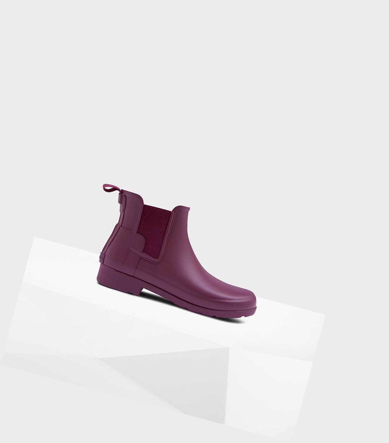 Buty Chelsea Damskie Hunter Refined Slim Fit Fioletowe | 348RDUNHC