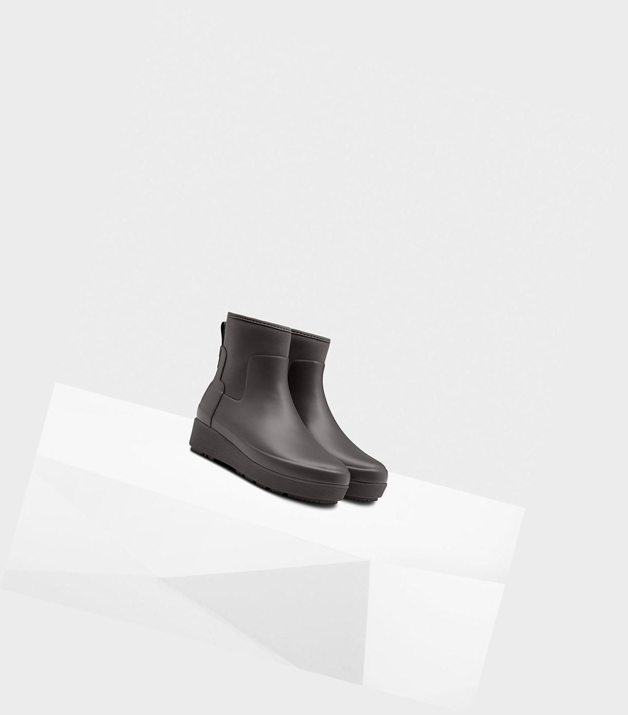 Buty Chelsea Damskie Hunter Refined Slim Fit Neoprene Chelsea Szare | 502LUGVFI