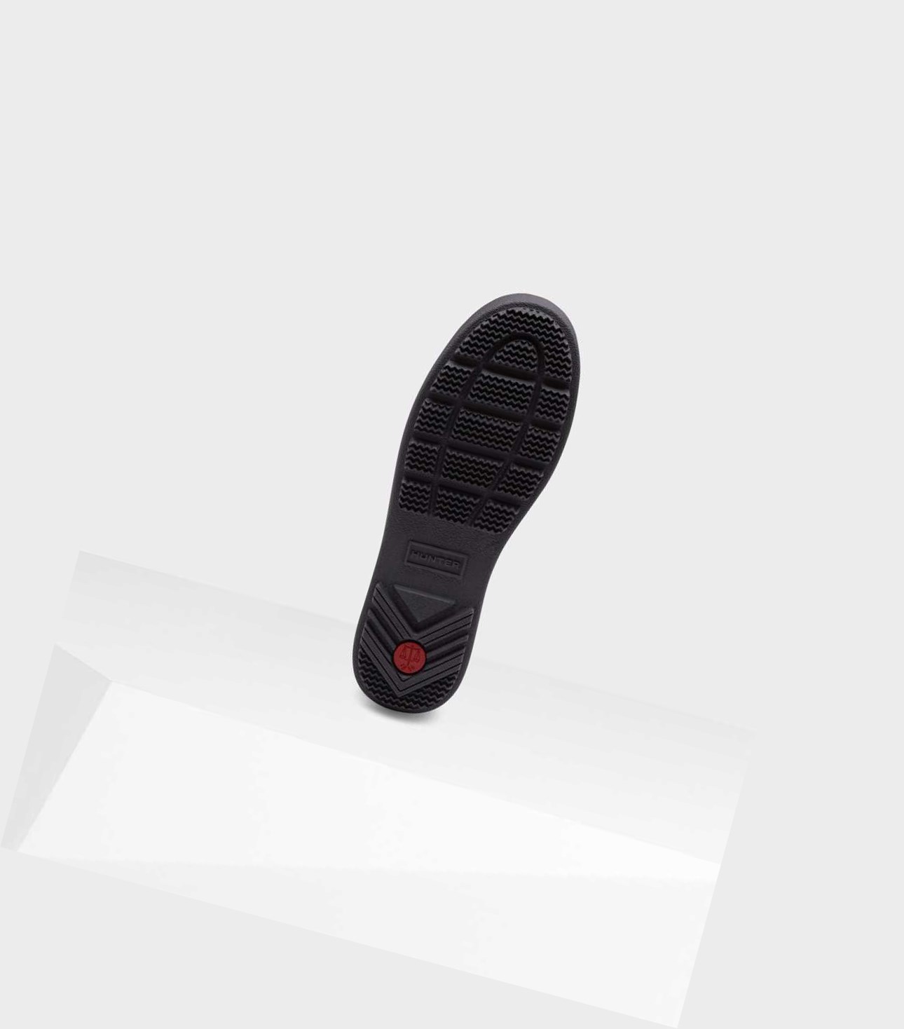 Buty Chelsea Damskie Hunter Refined Slim Fit Neoprene Creeper Szare | 690KYBJGN