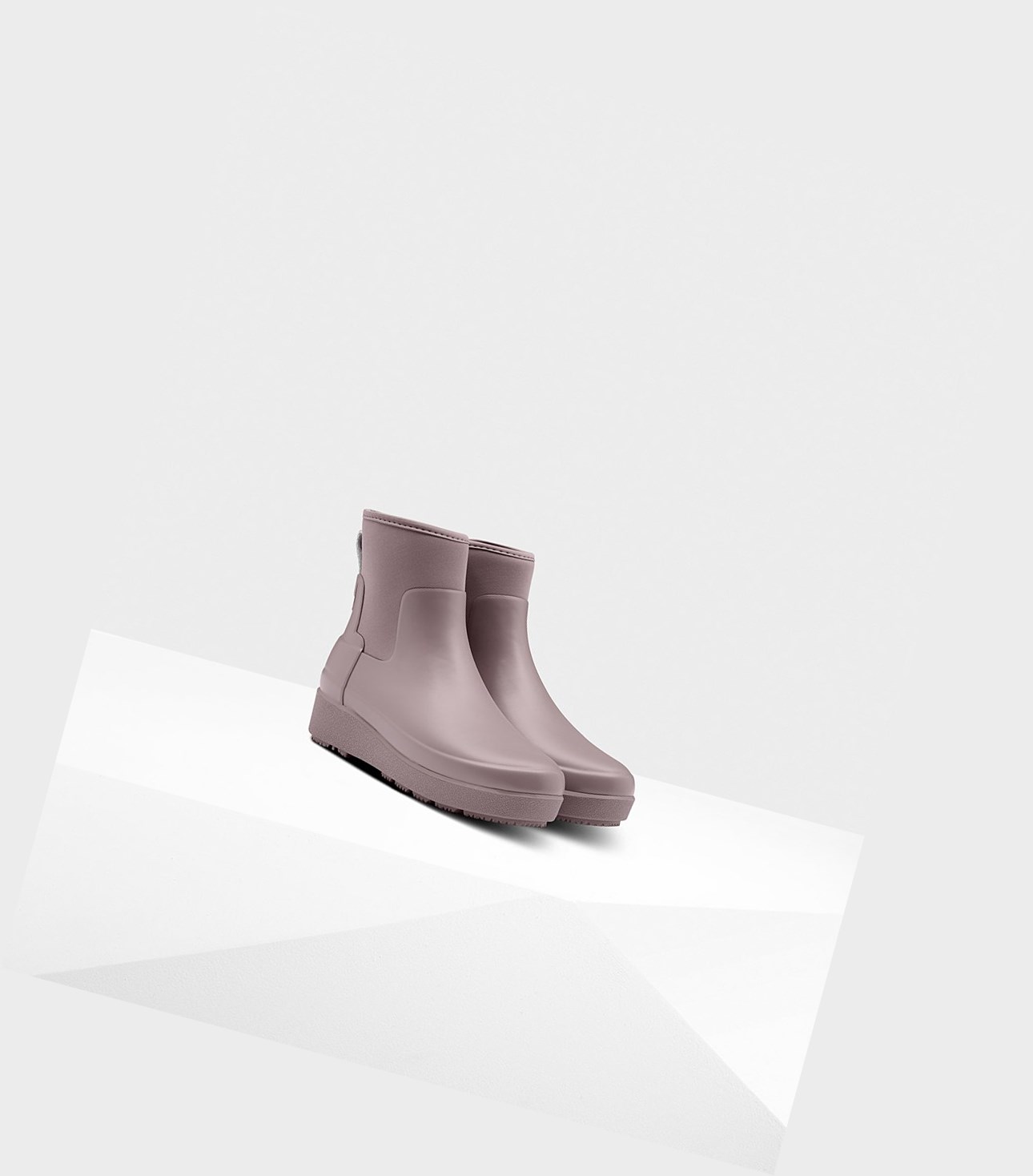 Buty Chelsea Damskie Hunter Refined Slim Fit Neoprene Chelsea Fioletowe | 764NLOCRX