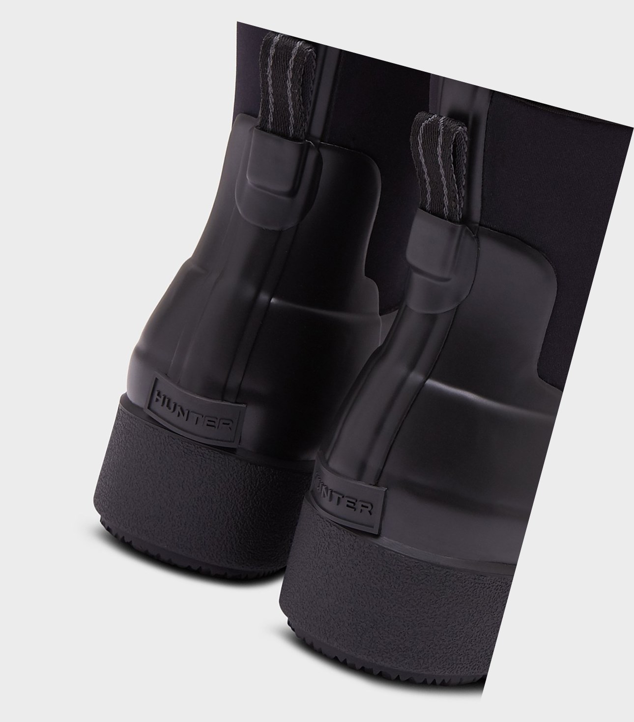 Buty Chelsea Damskie Hunter Refined Slim Fit Neoprene Chelsea Czarne | 836TGAHLO