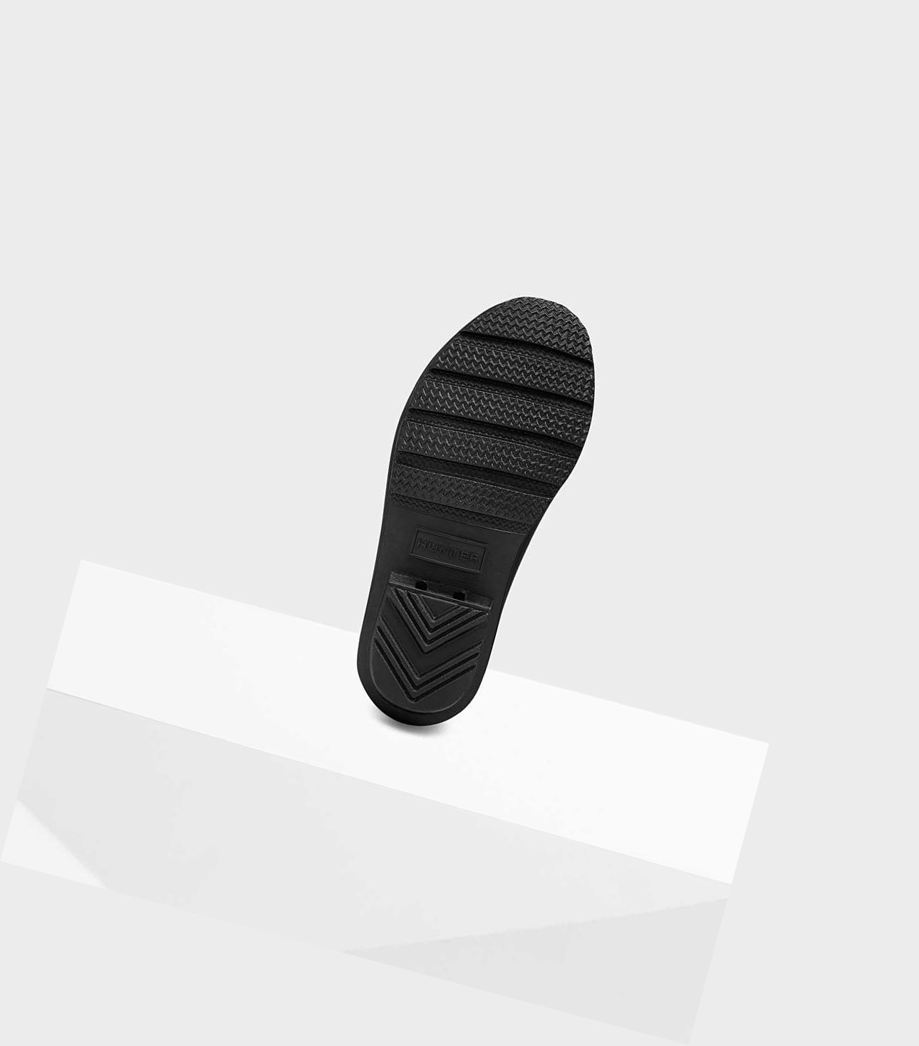 Buty Chelsea Dziecięce Hunter Original Big Czarne | 198MKGDES