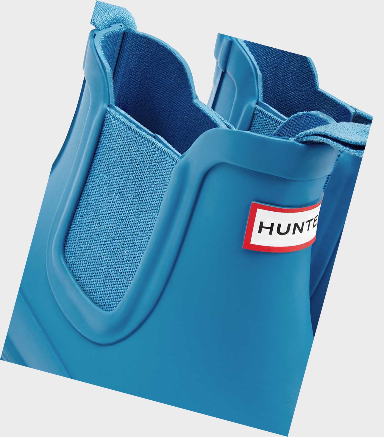 Buty Chelsea Dziecięce Hunter Original Big Niebieskie | 416DLQNFE