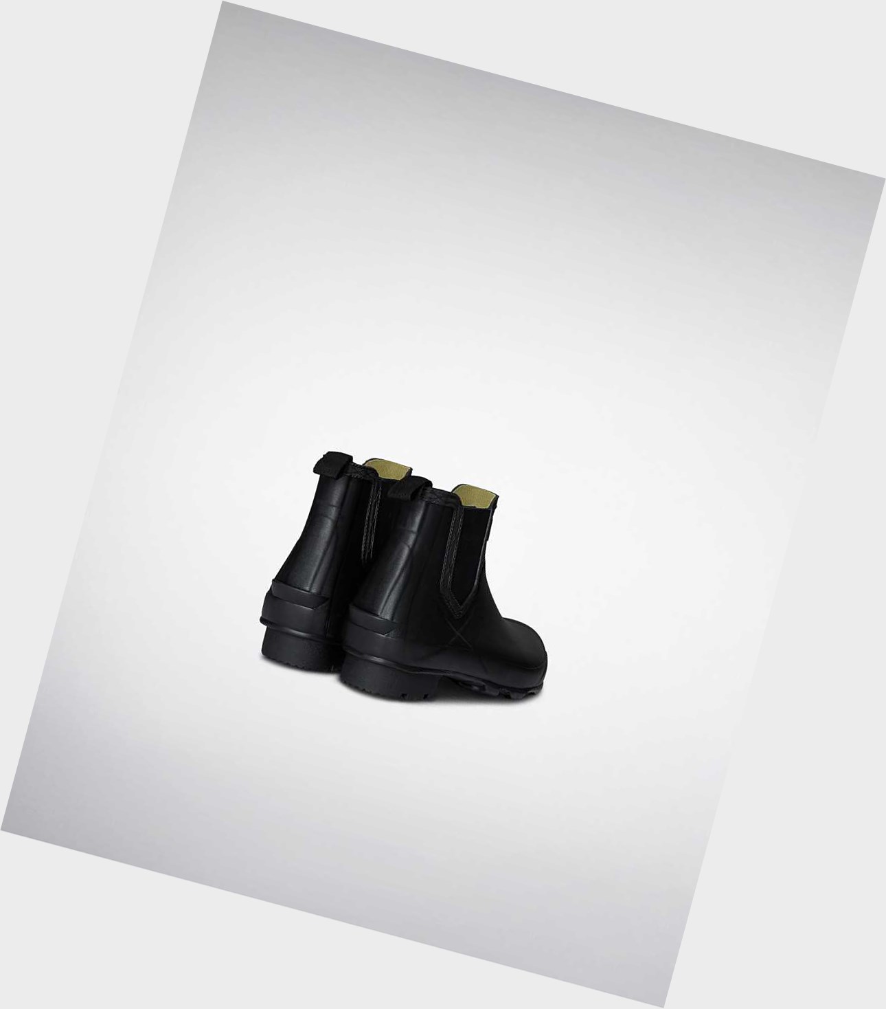 Buty Chelsea Męskie Hunter Norris Field Czarne | 209KSODTZ