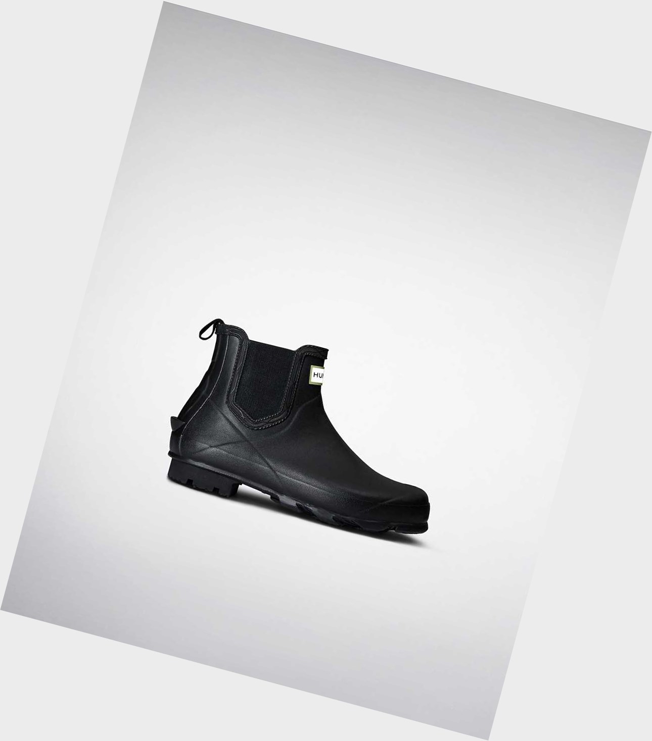 Buty Chelsea Męskie Hunter Norris Field Czarne | 209KSODTZ