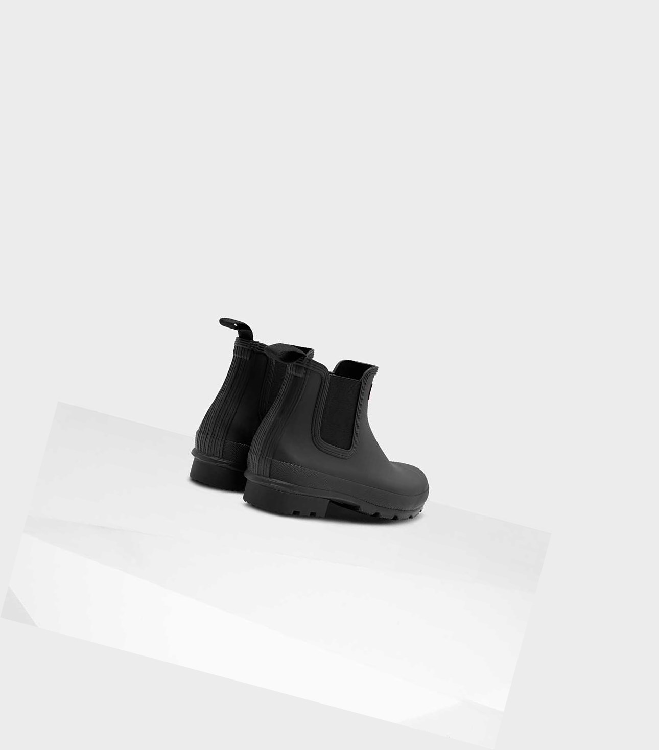 Buty Chelsea Męskie Hunter Original Czarne | 598MNESPR