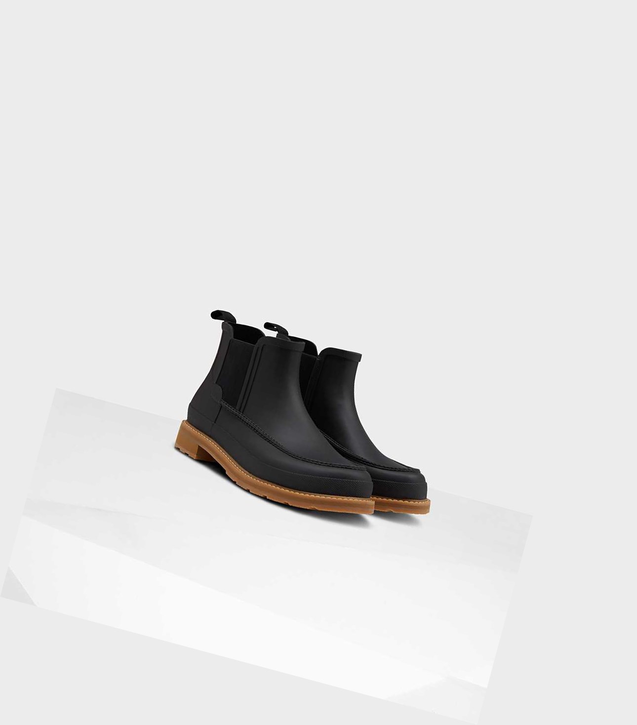 Buty Chelsea Męskie Hunter Original Moc Metalowym Czarne | 082ZPDMNV