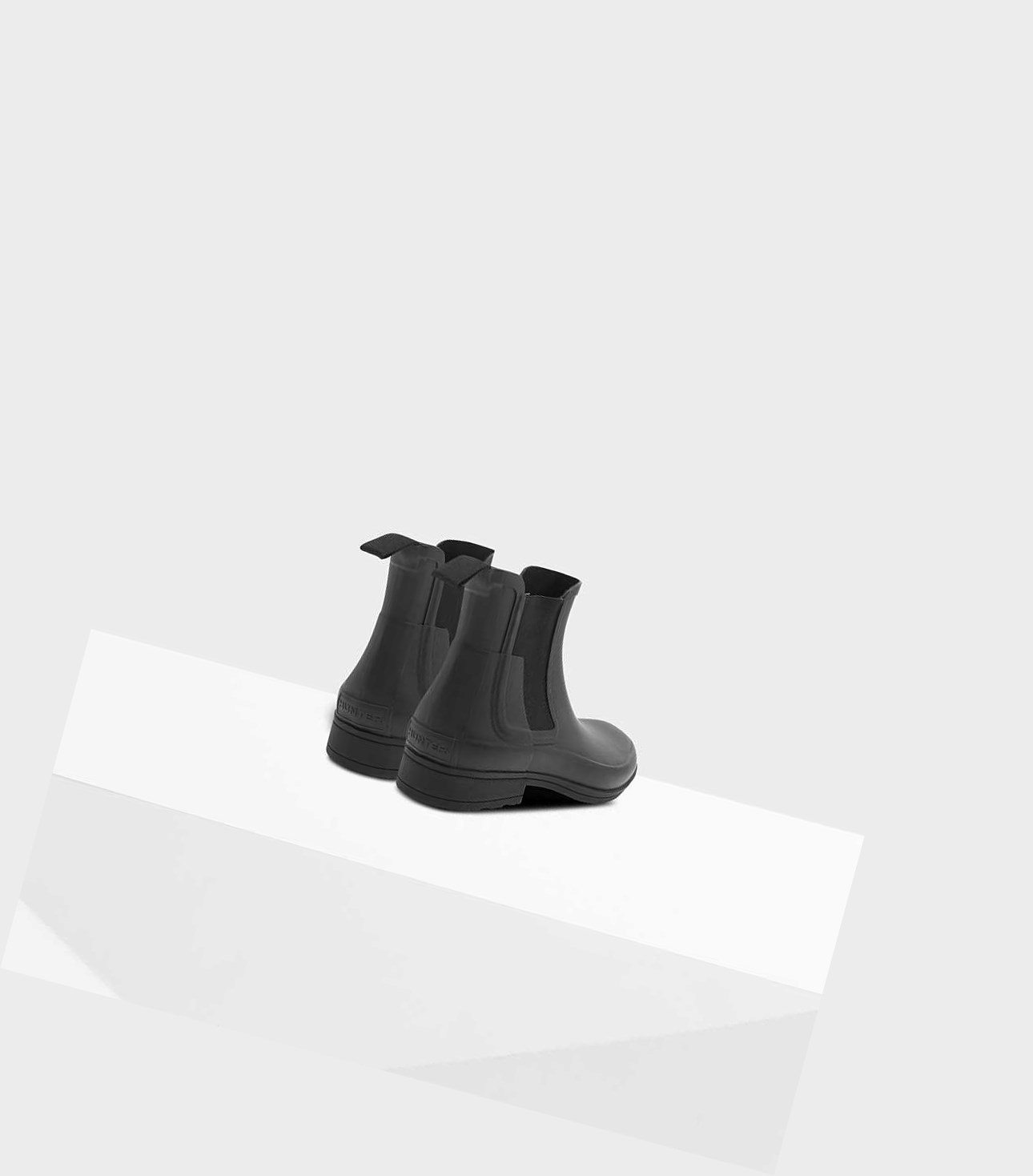 Buty Chelsea Męskie Hunter Refined Slim Fit Czarne | 054DNRZIG