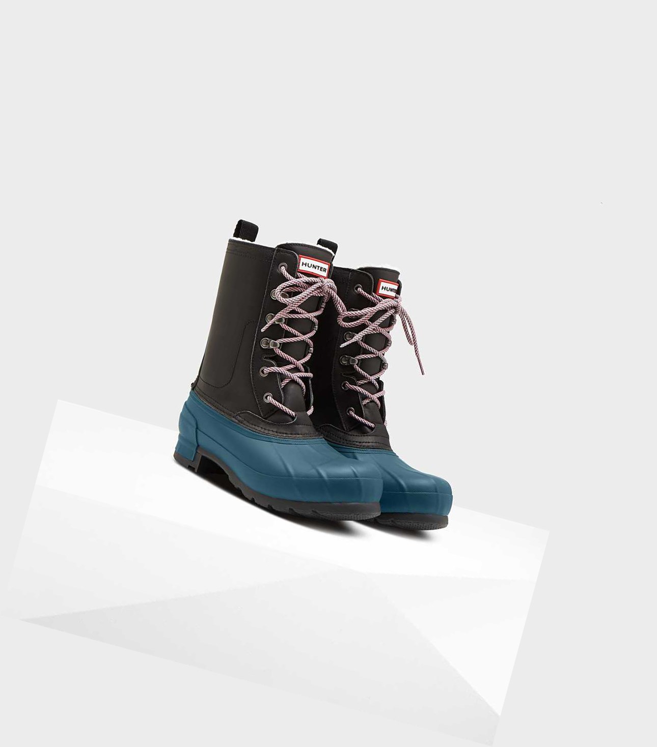Buty Zimowe Damskie Hunter Original Insulated Pac Czarne | 760MAUCWB