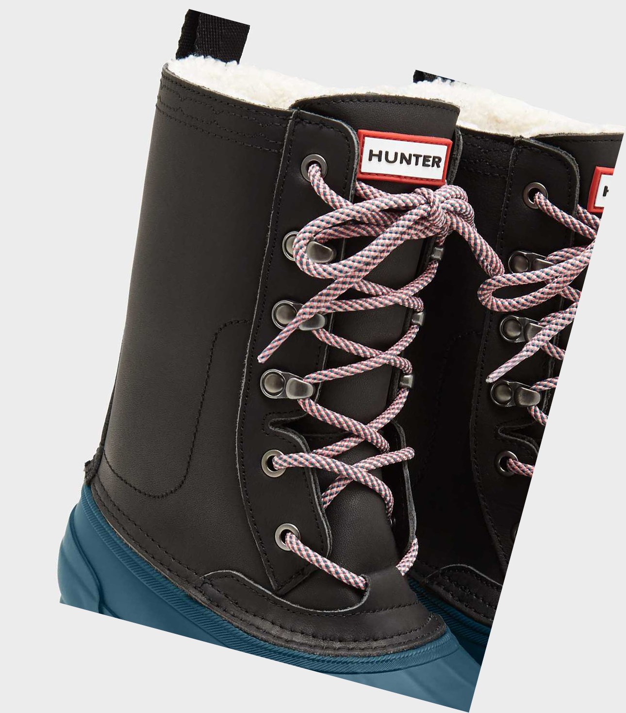 Buty Zimowe Damskie Hunter Original Insulated Pac Czarne | 760MAUCWB