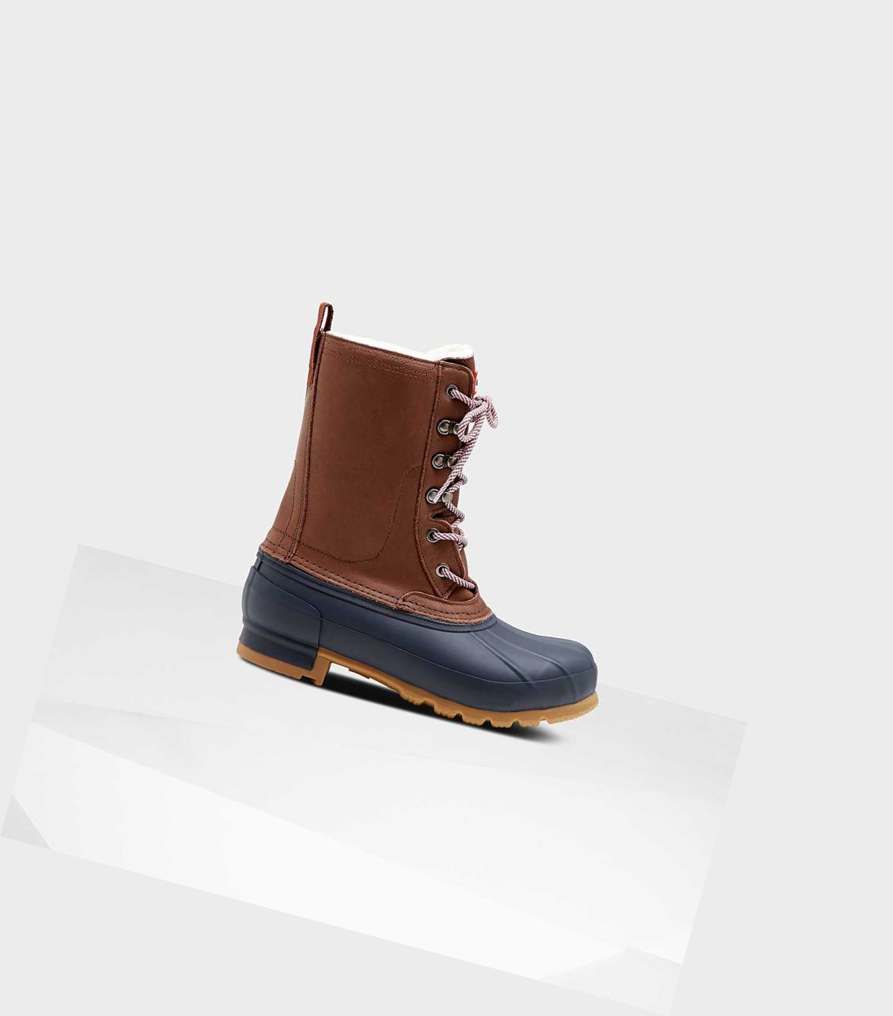 Buty Zimowe Damskie Hunter Original Insulated Pac Brązowe | 928HAPNYE