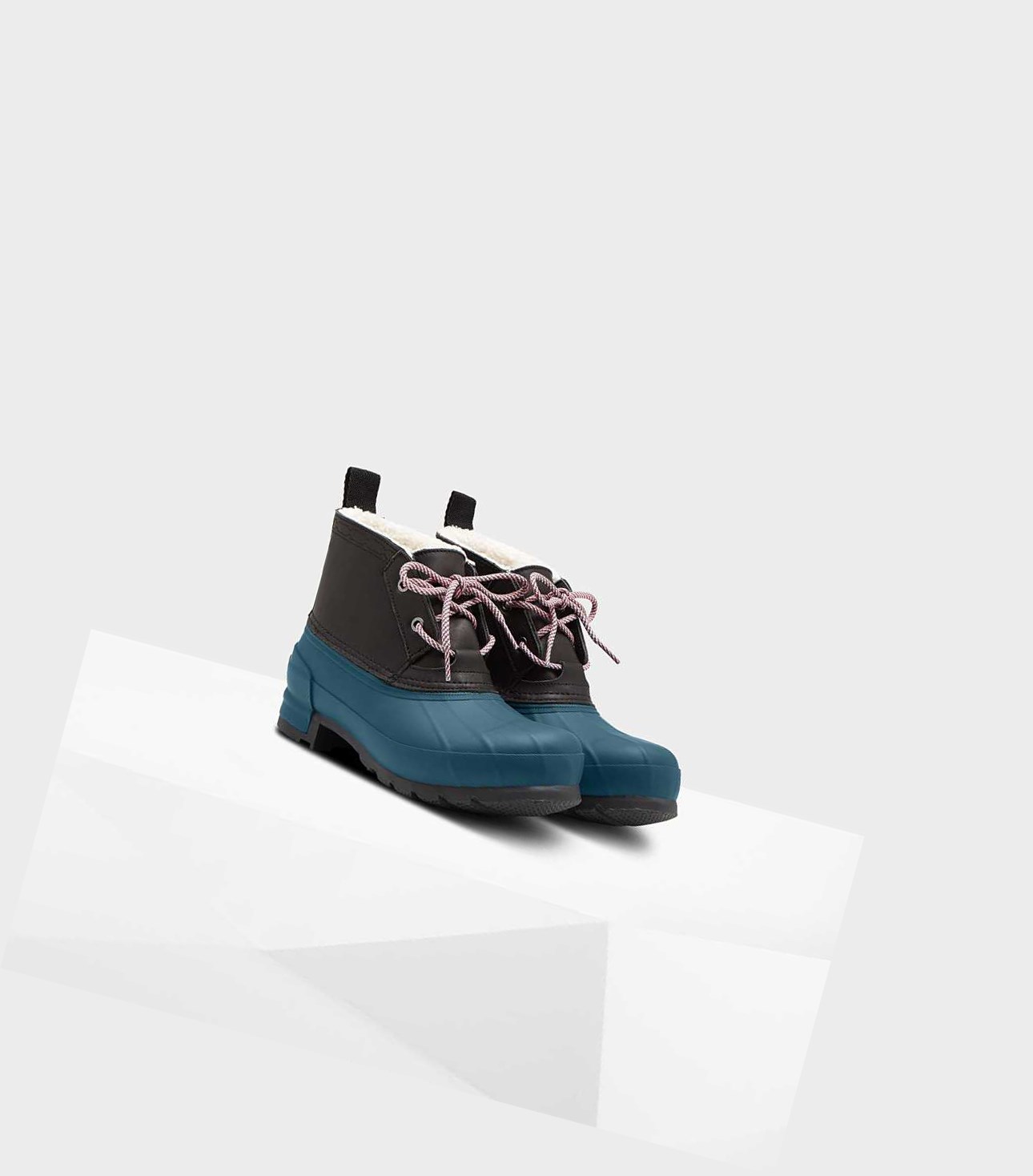 Buty Zimowe Damskie Hunter Original Krótkie Insulated Pac Czarne | 835OIRGUA