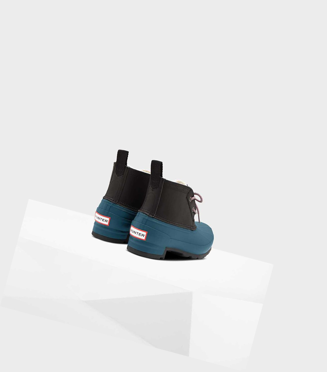 Buty Zimowe Damskie Hunter Original Krótkie Insulated Pac Czarne | 835OIRGUA