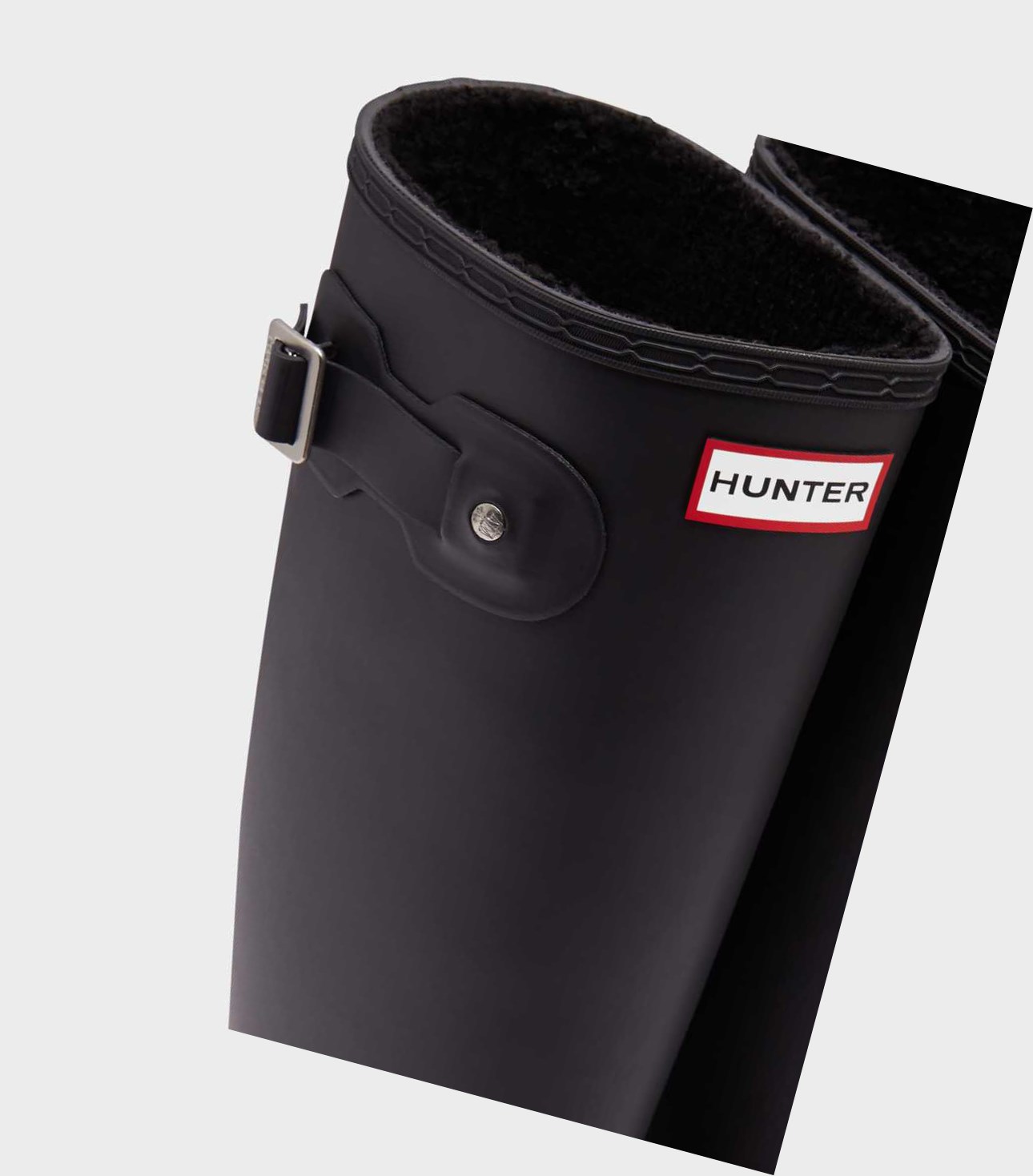 Buty Zimowe Damskie Hunter Original Wysokie Insulated Czarne | 950ZNRVXB