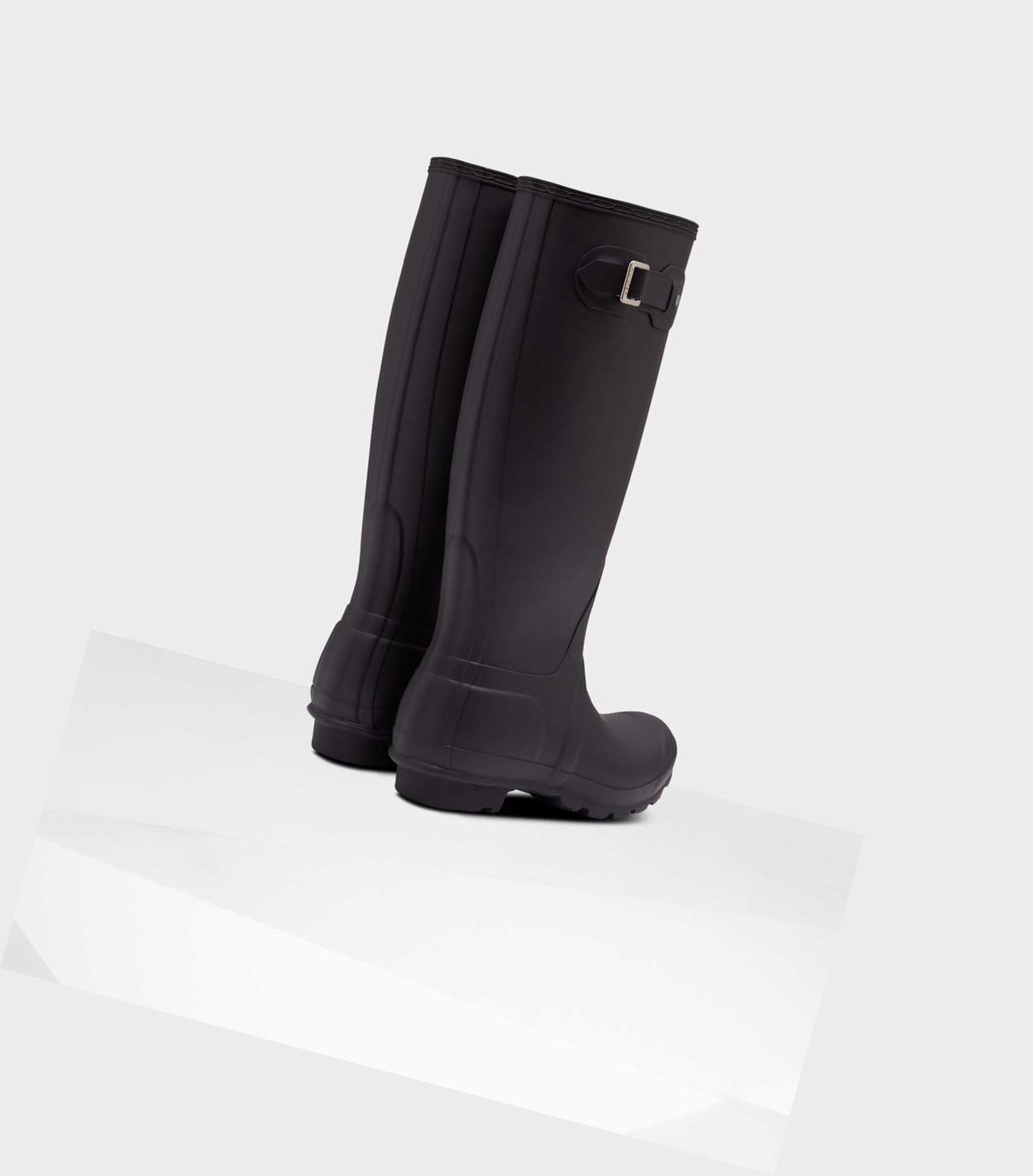 Buty Zimowe Damskie Hunter Original Wysokie Insulated Czarne | 950ZNRVXB