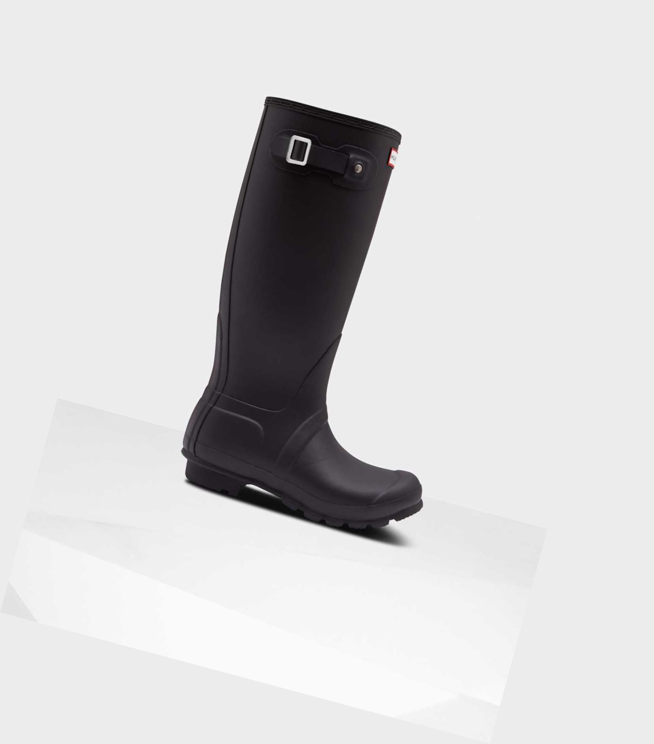 Buty Zimowe Damskie Hunter Original Wysokie Insulated Czarne | 950ZNRVXB
