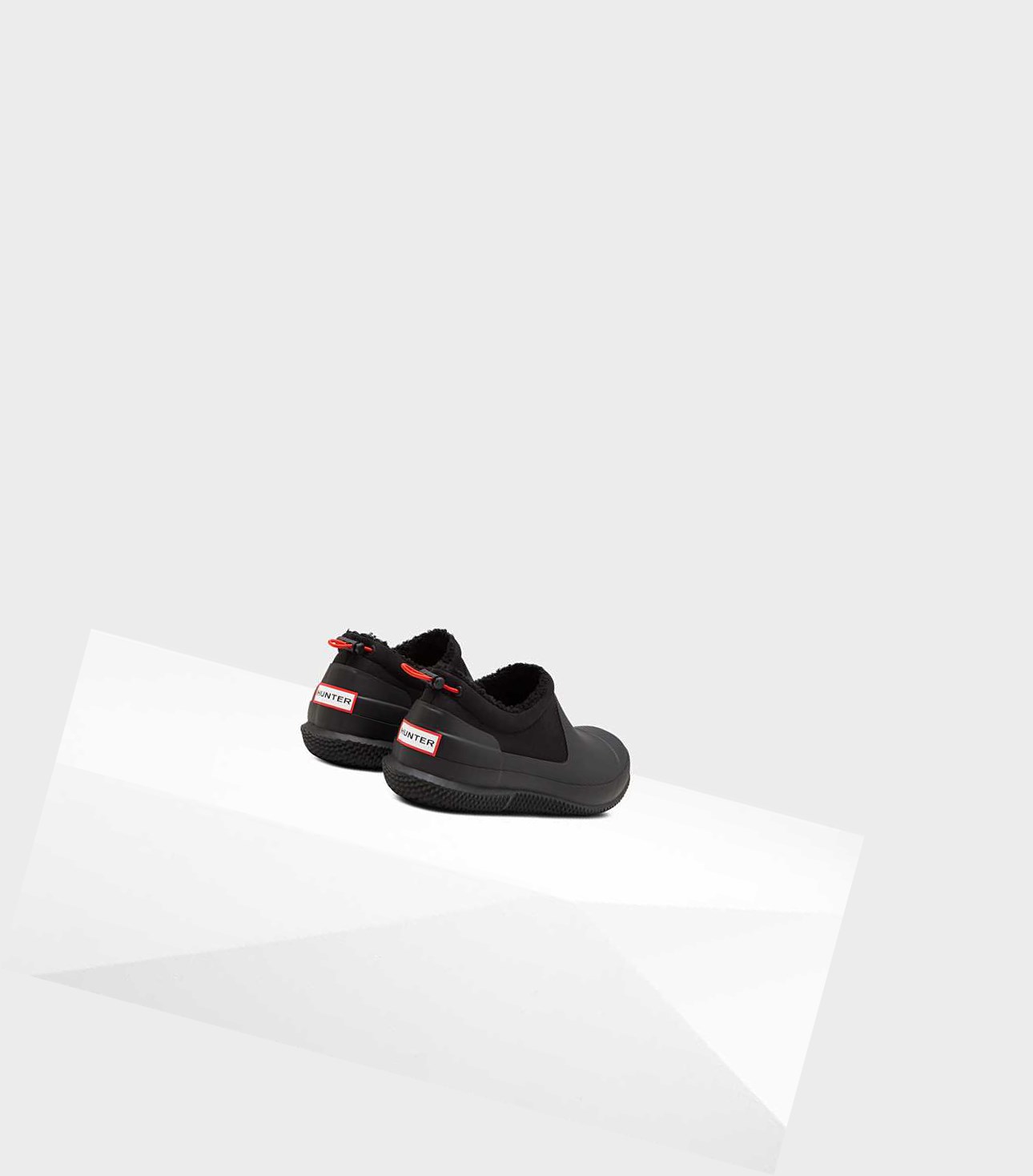 Buty Zimowe Męskie Hunter Original Insulated Sherpa Czarne | 053TCRWMY
