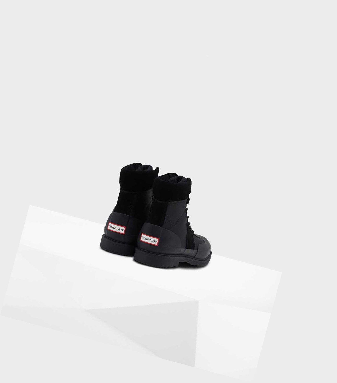Buty Zimowe Męskie Hunter Original Insulated Commando Czarne | 637VICESK