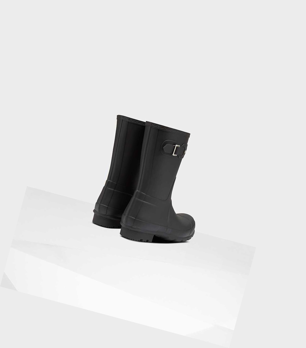 Buty Zimowe Męskie Hunter Original Krótkie Insulated Czarne | 349VEXOYM