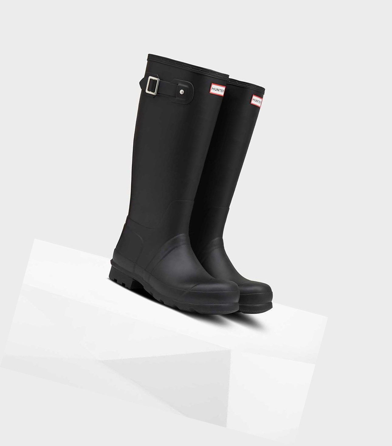 Buty Zimowe Męskie Hunter Original Wysokie Insulated Czarne | 790SZKUNL