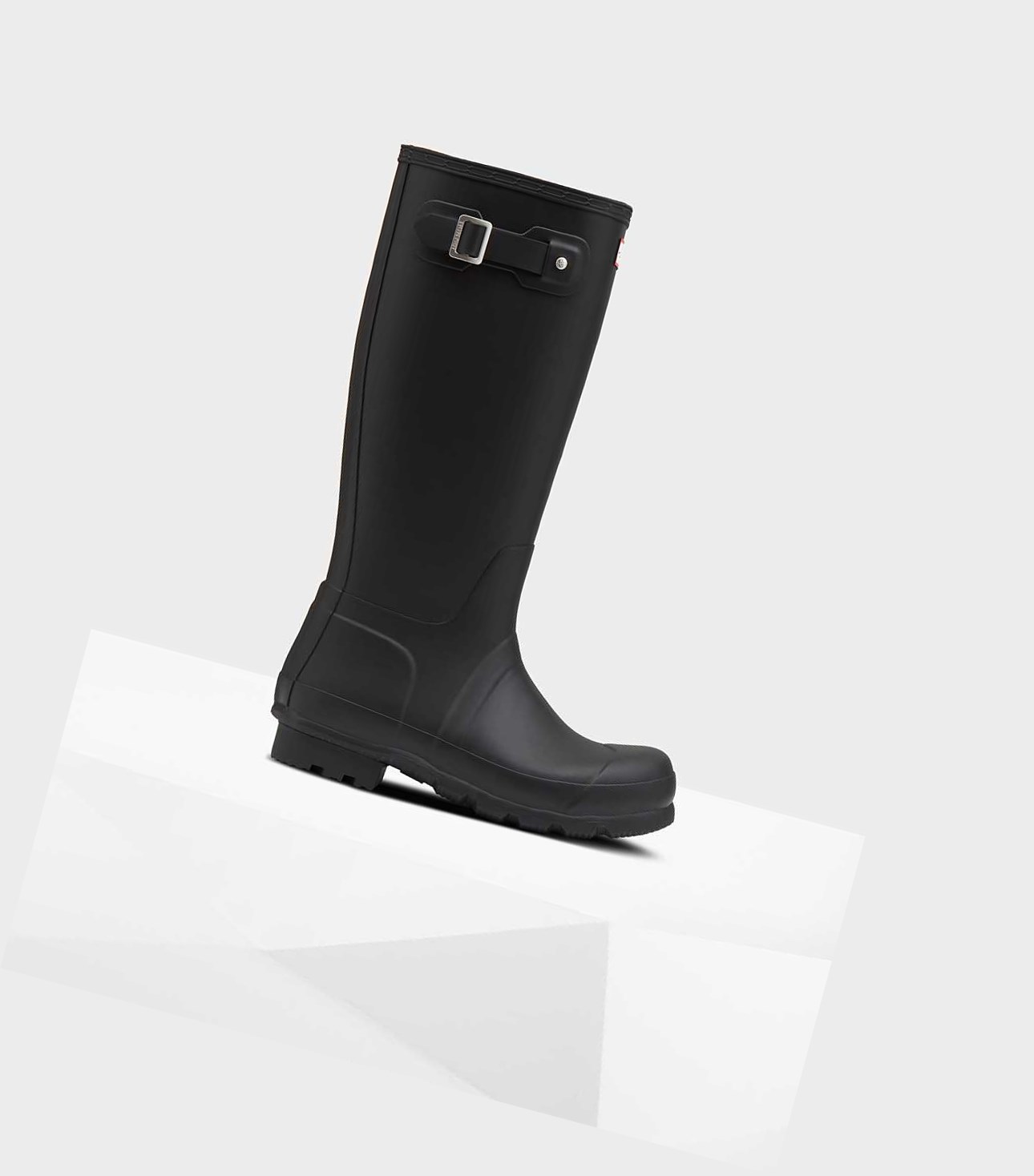 Buty Zimowe Męskie Hunter Original Wysokie Insulated Czarne | 790SZKUNL