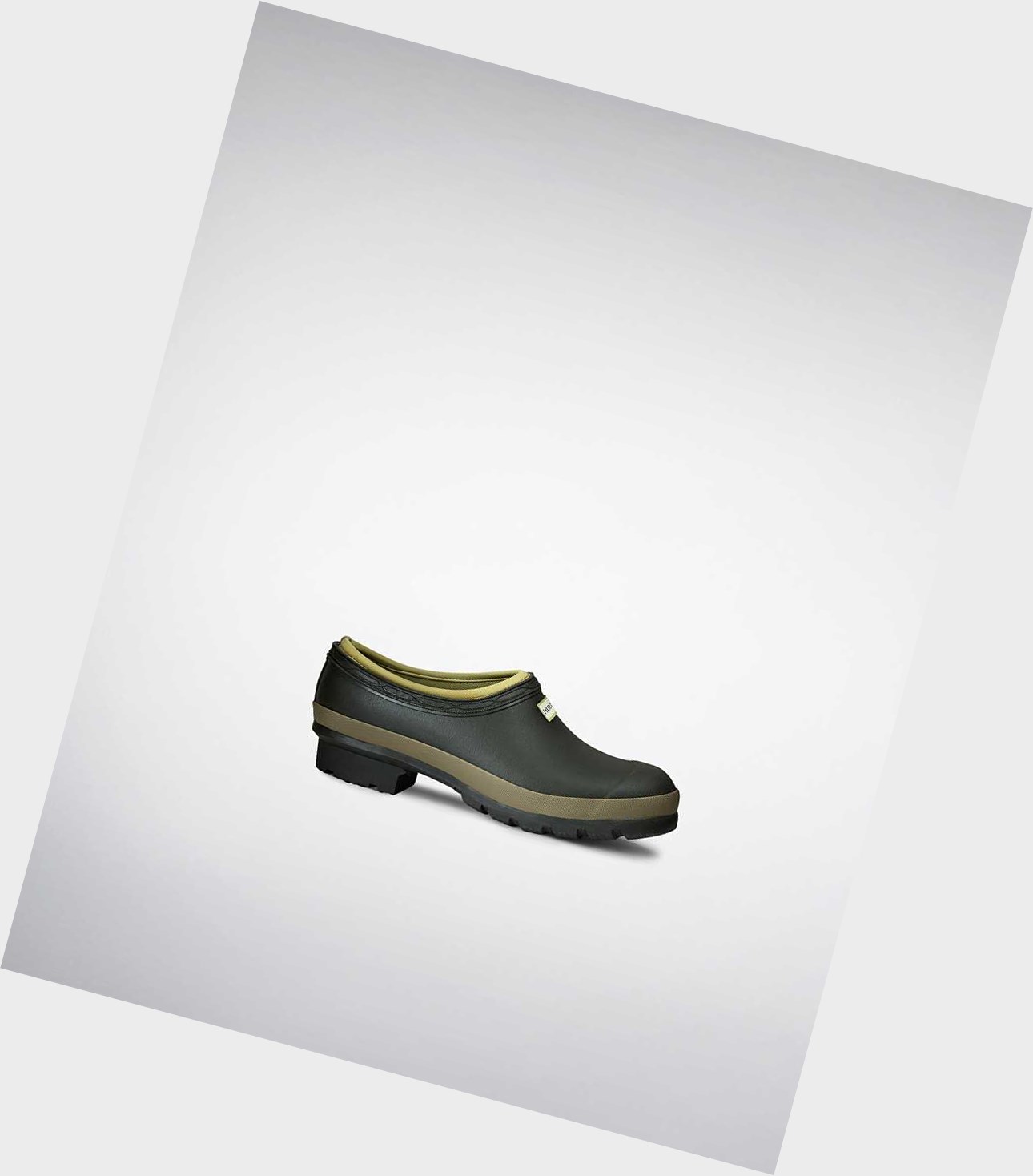 Chodaki Damskie Hunter Gardener Technical Zielone | 603ZBLMXC