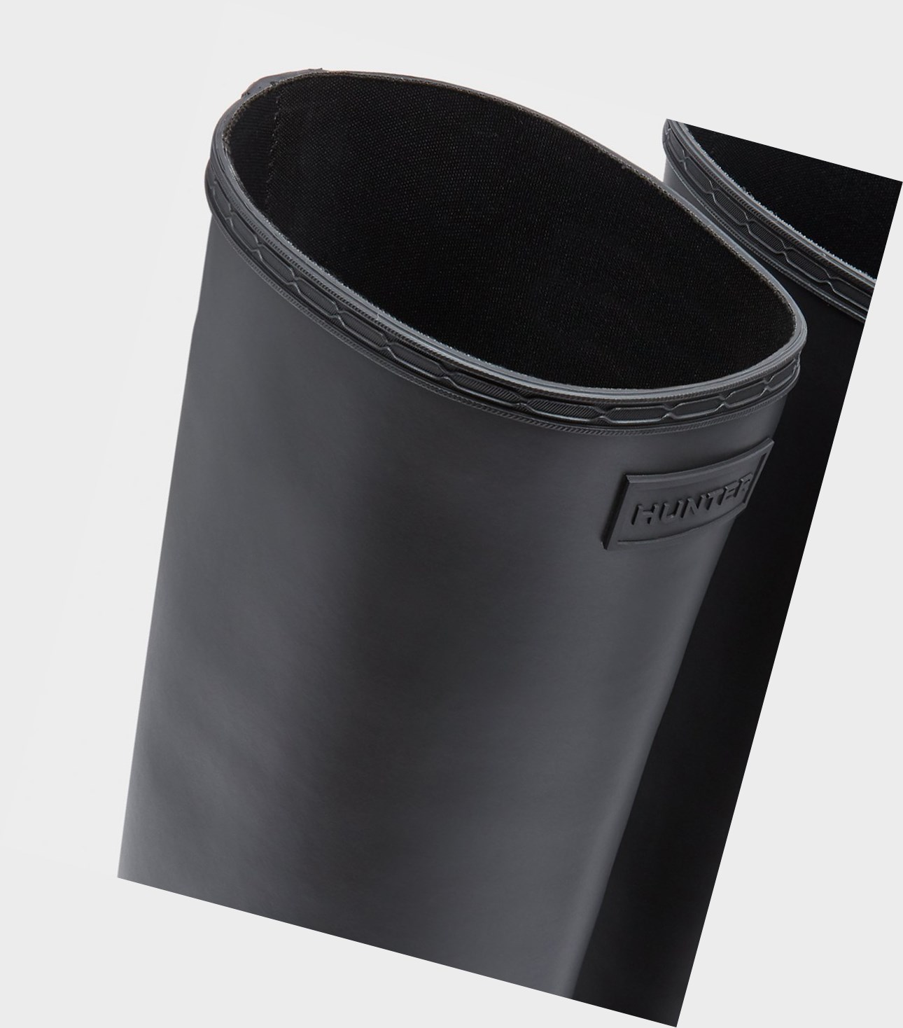 Knee-High Boots Damskie Hunter Refined Slim Fit Knee-High Czarne | 931OBCKEL