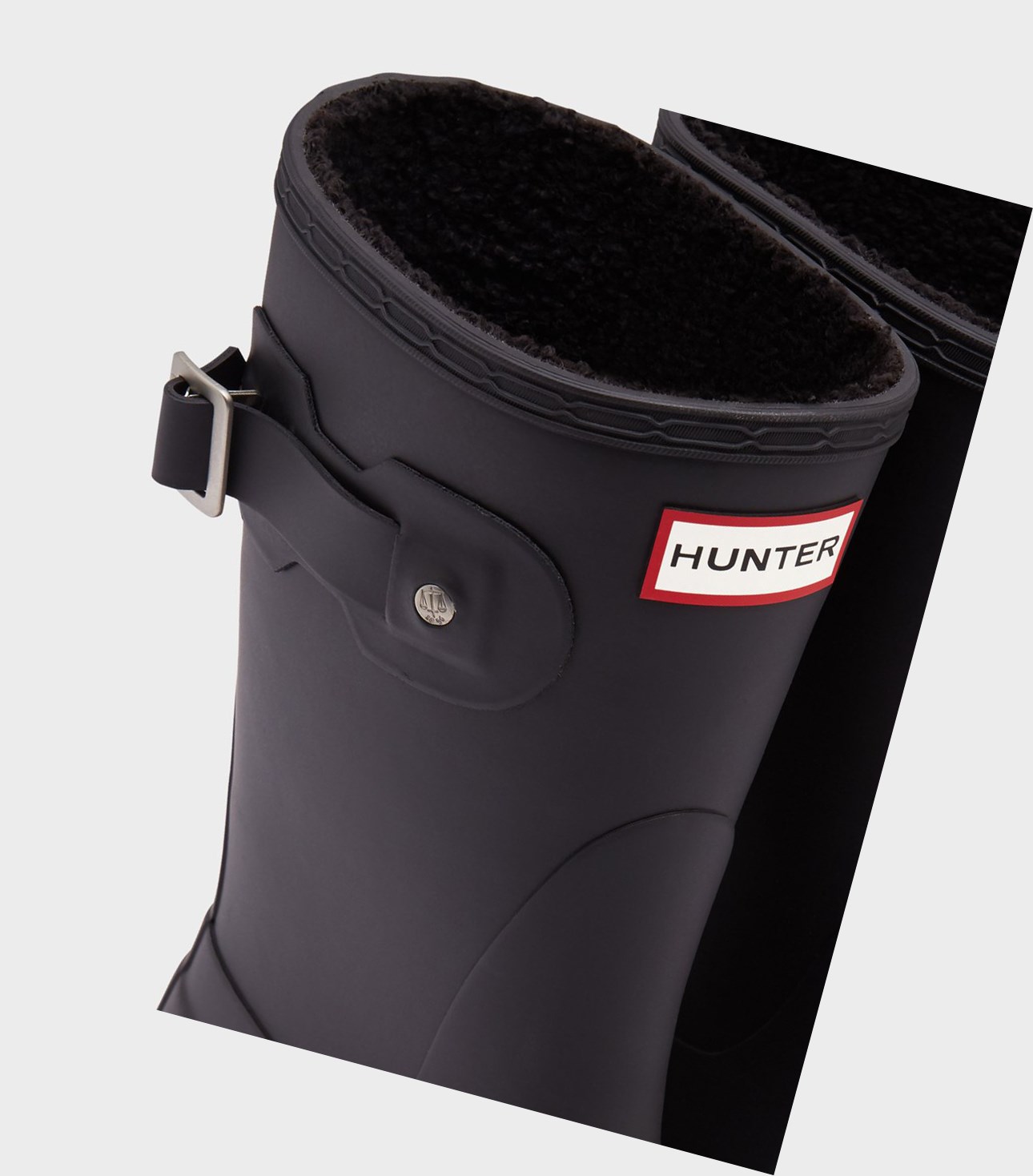 Krótkie Kozaki Damskie Hunter Original Insulated Czarne | 246KGQECO