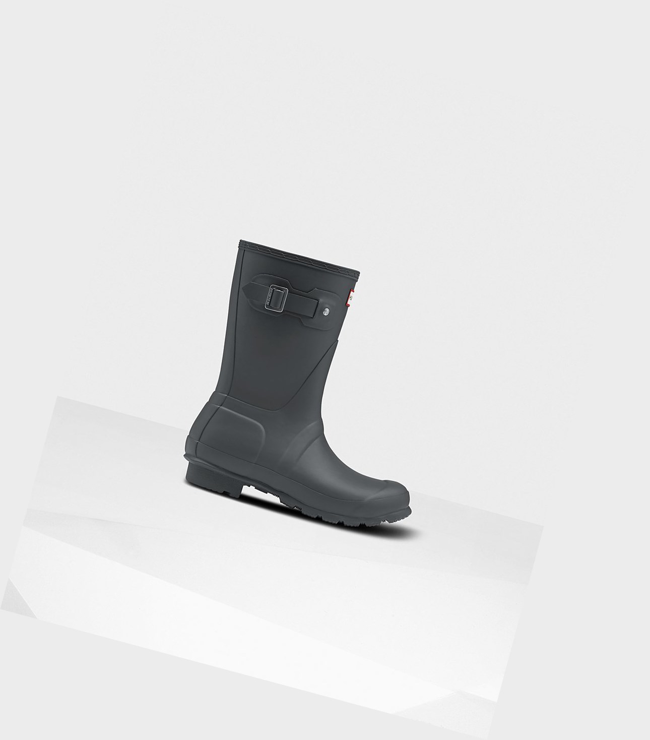 Krótkie Kozaki Damskie Hunter Original Insulated Szare | 923FNHZPX