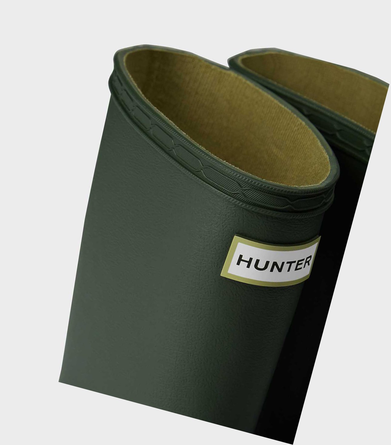 Krótkie Kozaki Dziecięce Hunter First Norris Wellington Zielone | 890ZRVSUQ