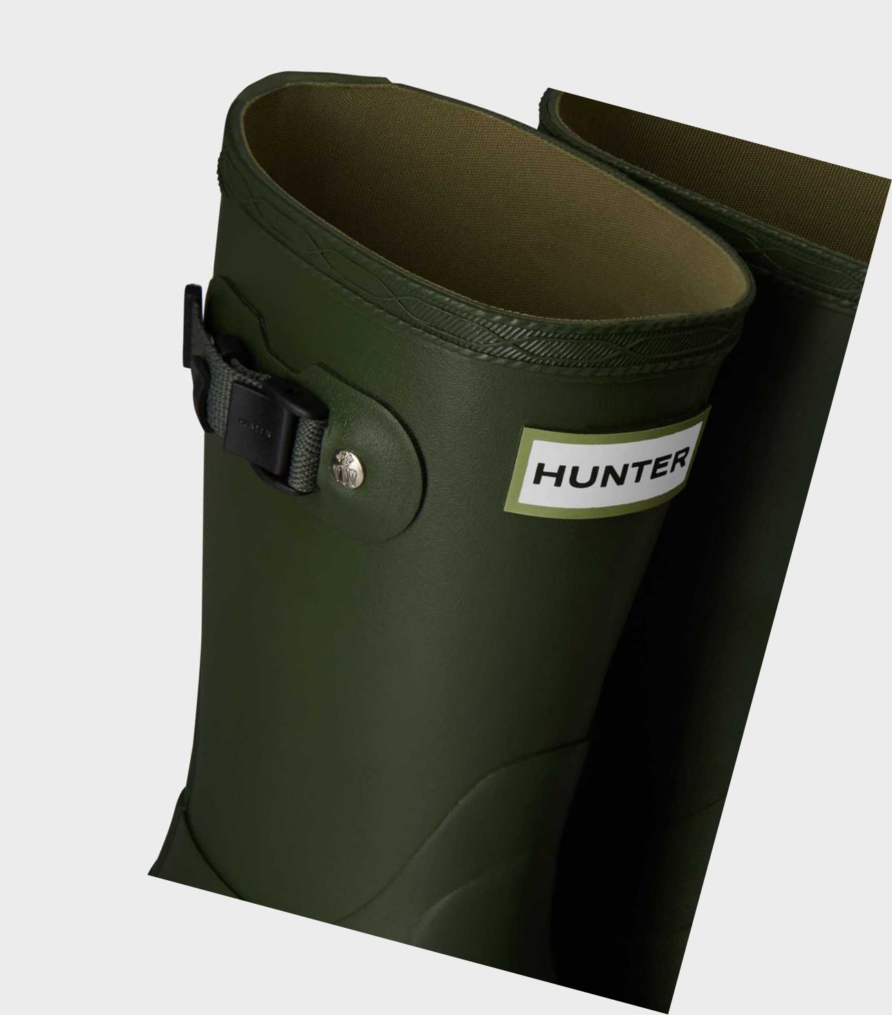 Krótkie Kozaki Dziecięce Hunter Norris Wellington Zielone | 643WERLSZ