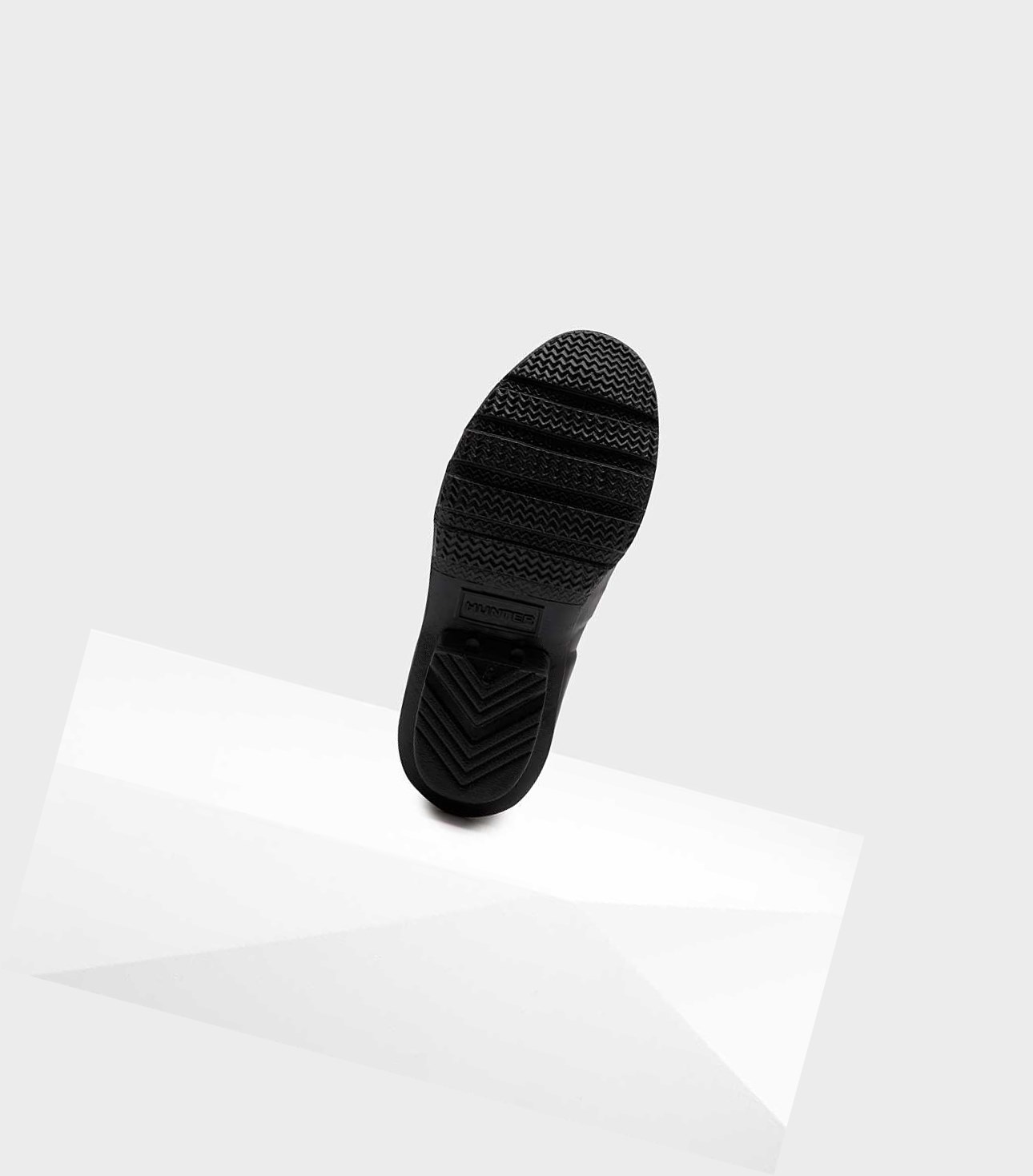 Krótkie Kozaki Dziecięce Hunter Original Grab Handle Wellington Czarne | 395STLBIF