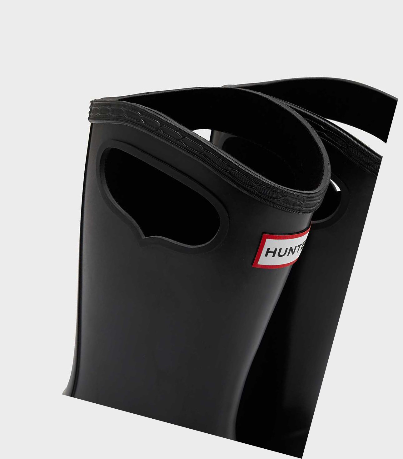 Krótkie Kozaki Dziecięce Hunter Original Grab Handle Wellington Czarne | 395STLBIF