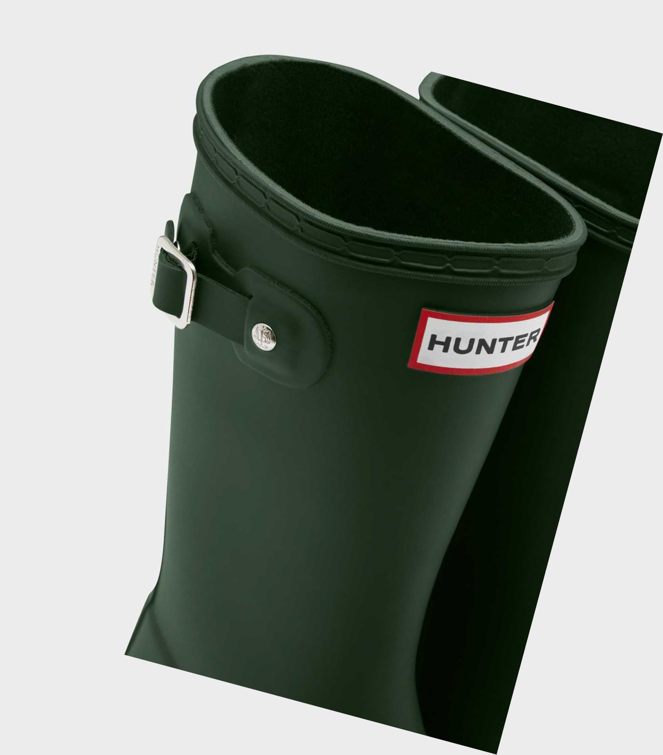 Krótkie Kozaki Dziecięce Hunter Original Big Wellington Zielone | 526YJCRWO