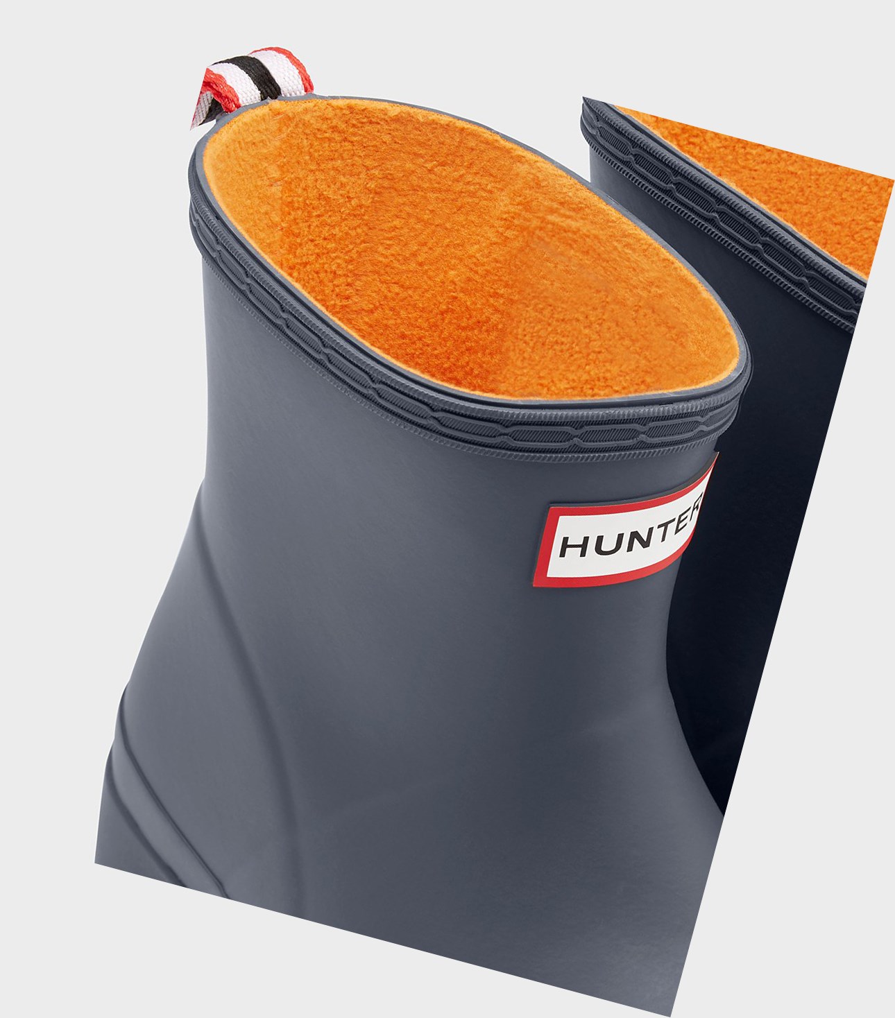 Play Boots Damskie Hunter Original Insulated Krótkie Rain Szare | 049DQYGCK