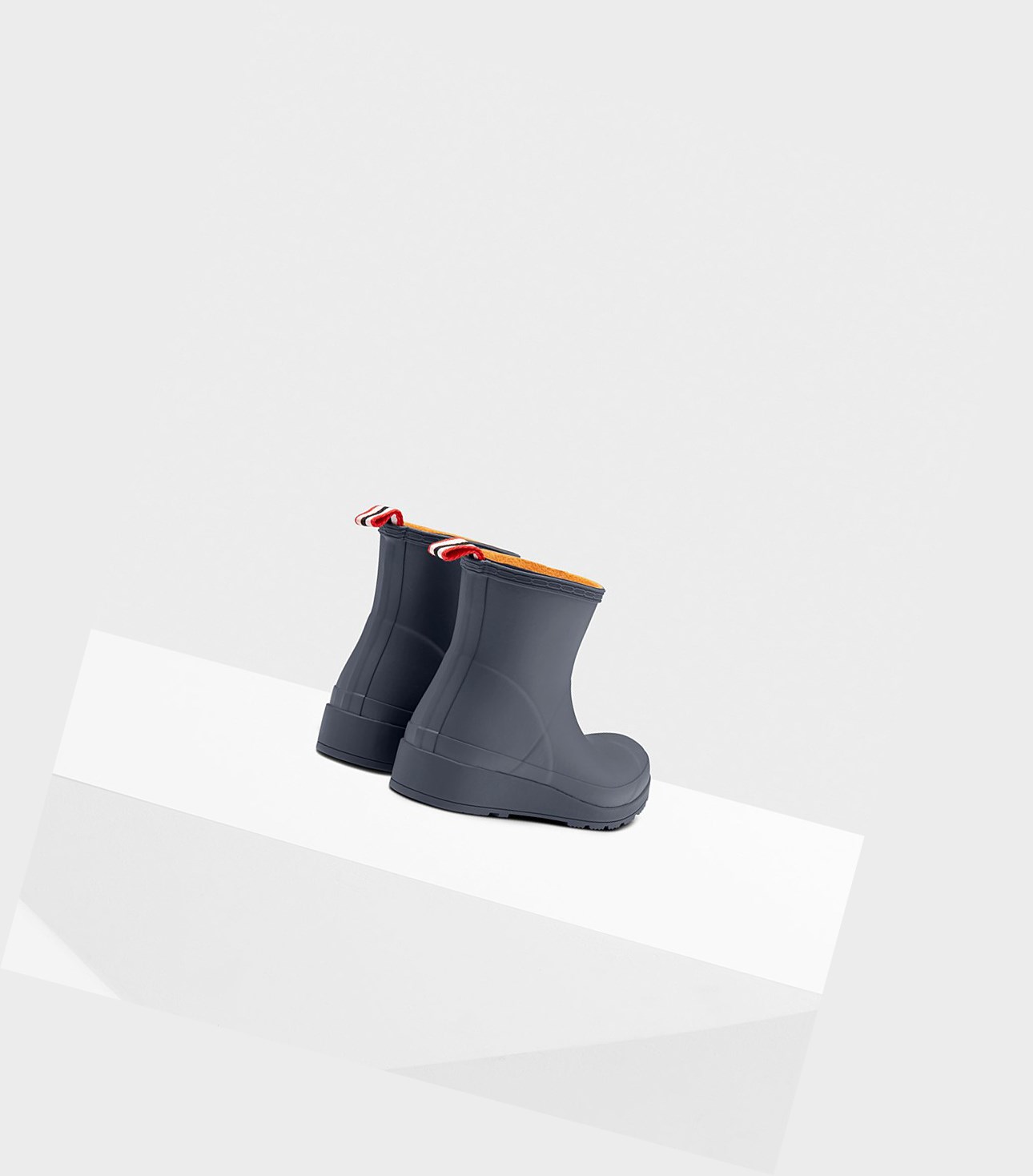 Play Boots Damskie Hunter Original Insulated Krótkie Rain Szare | 049DQYGCK