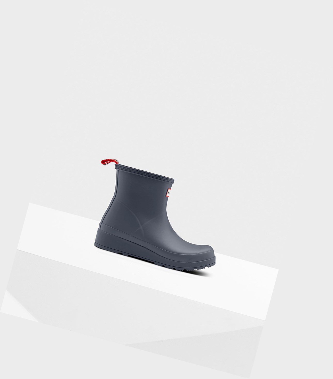 Play Boots Damskie Hunter Original Insulated Krótkie Rain Szare | 049DQYGCK