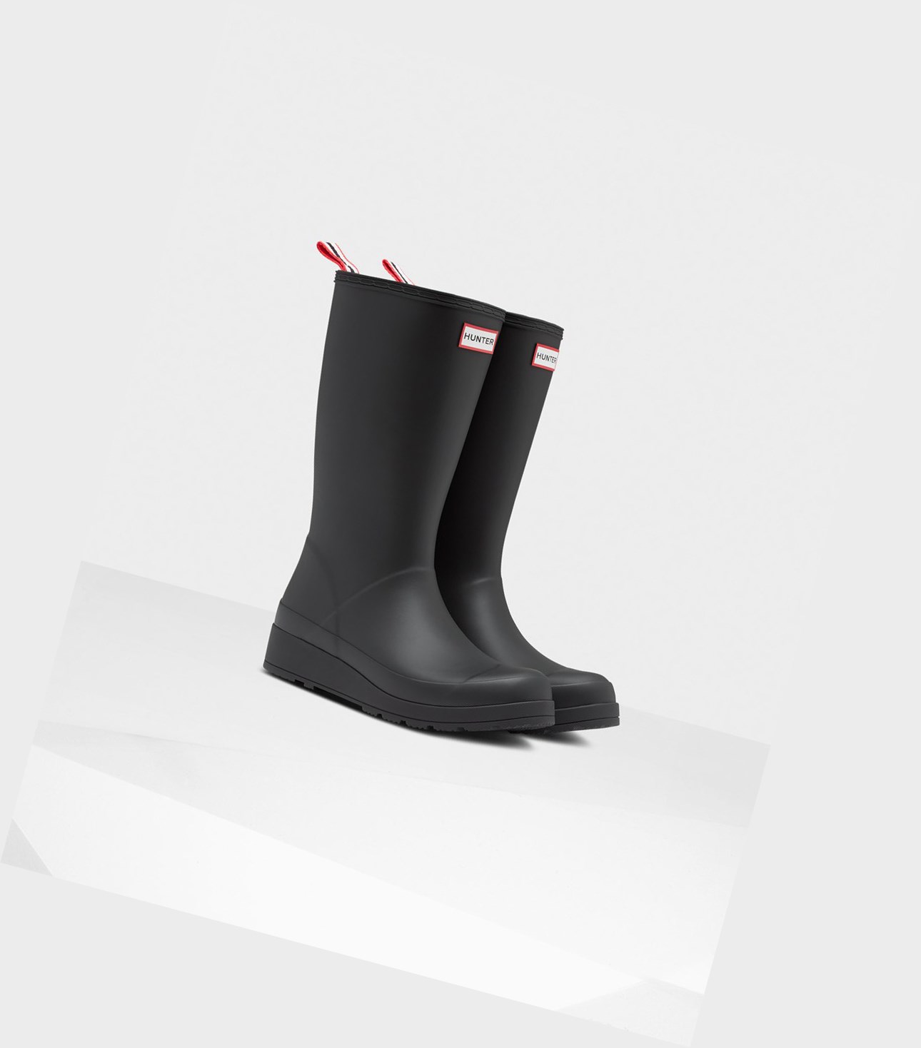 Play Boots Damskie Hunter Original Insulated Wysokie Rain Czarne | 261RHYVGW