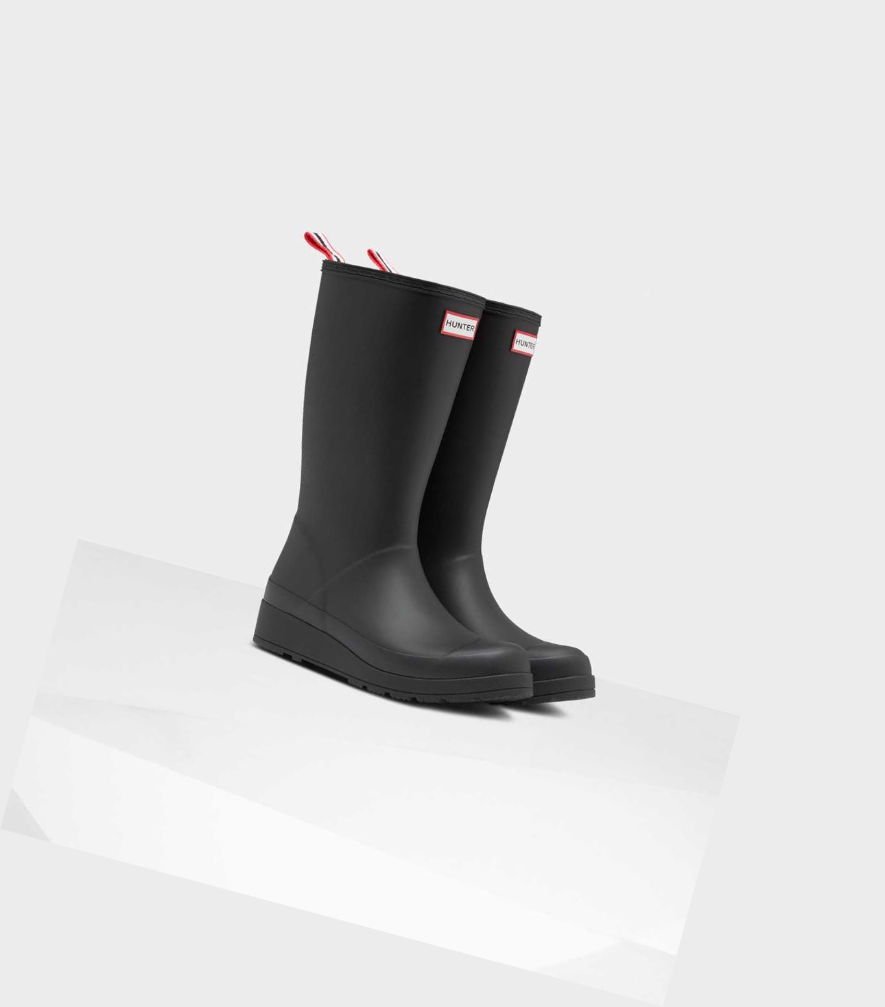 Play Boots Damskie Hunter Original Insulated Wysokie Czarne | 715BNCEMT